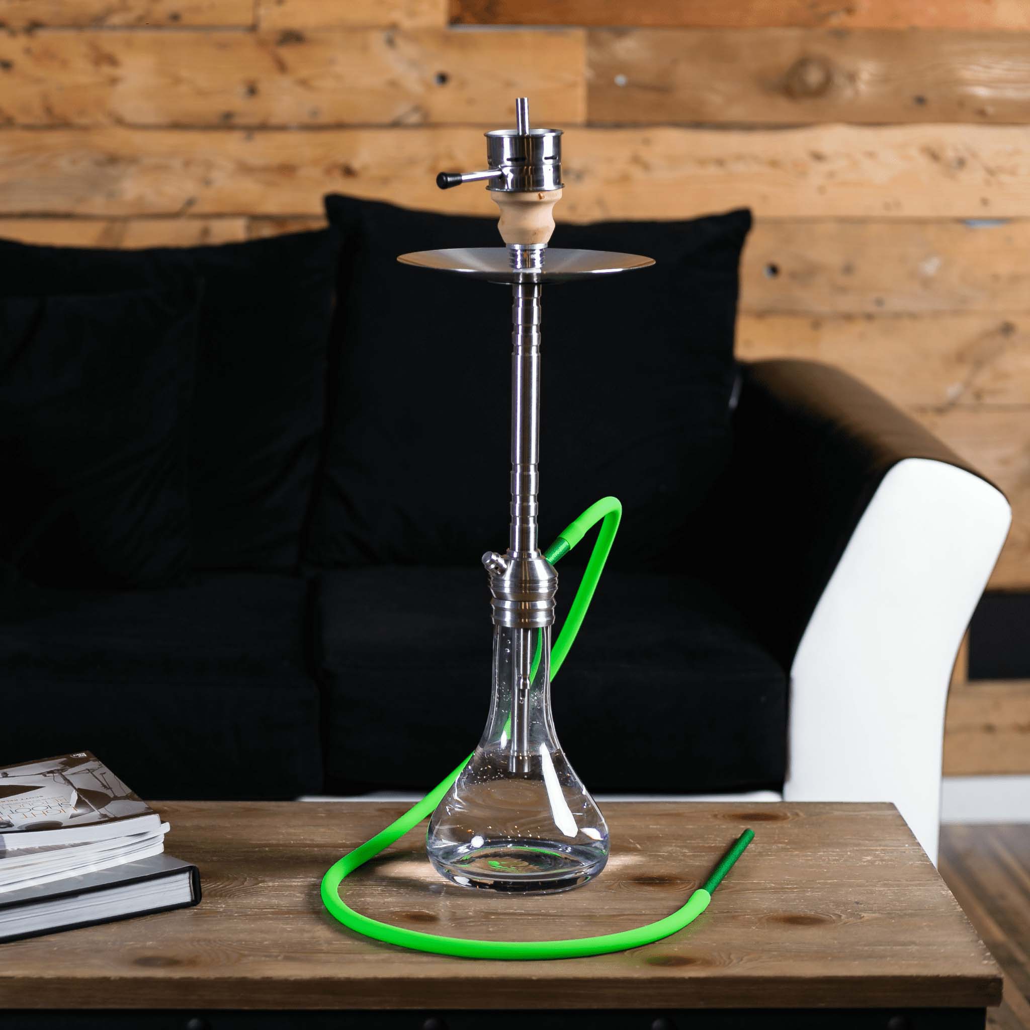 Silver Clio 124X Hookah