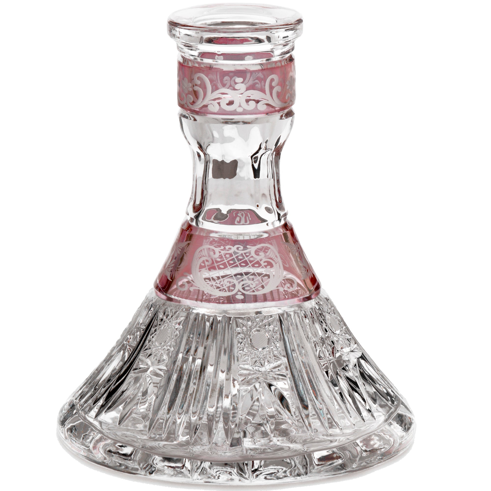 Red Crystal D2 MYA Hookah Base #color_Red