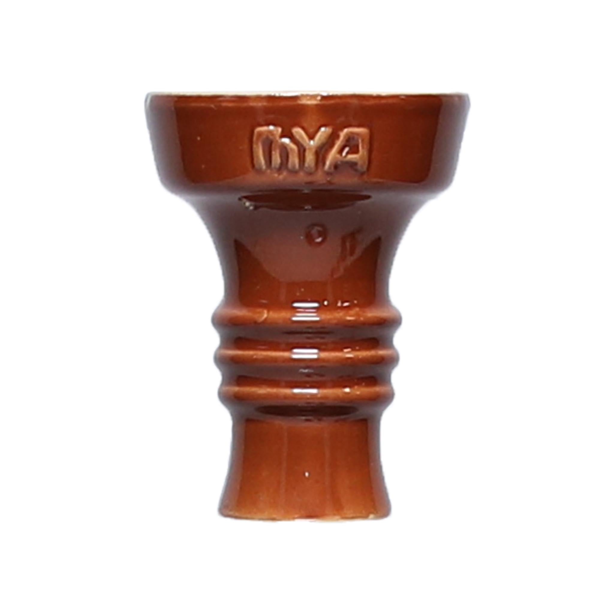 Brown 747 Mya Porcelain Egyptian Hookah Bowl #color_Brown