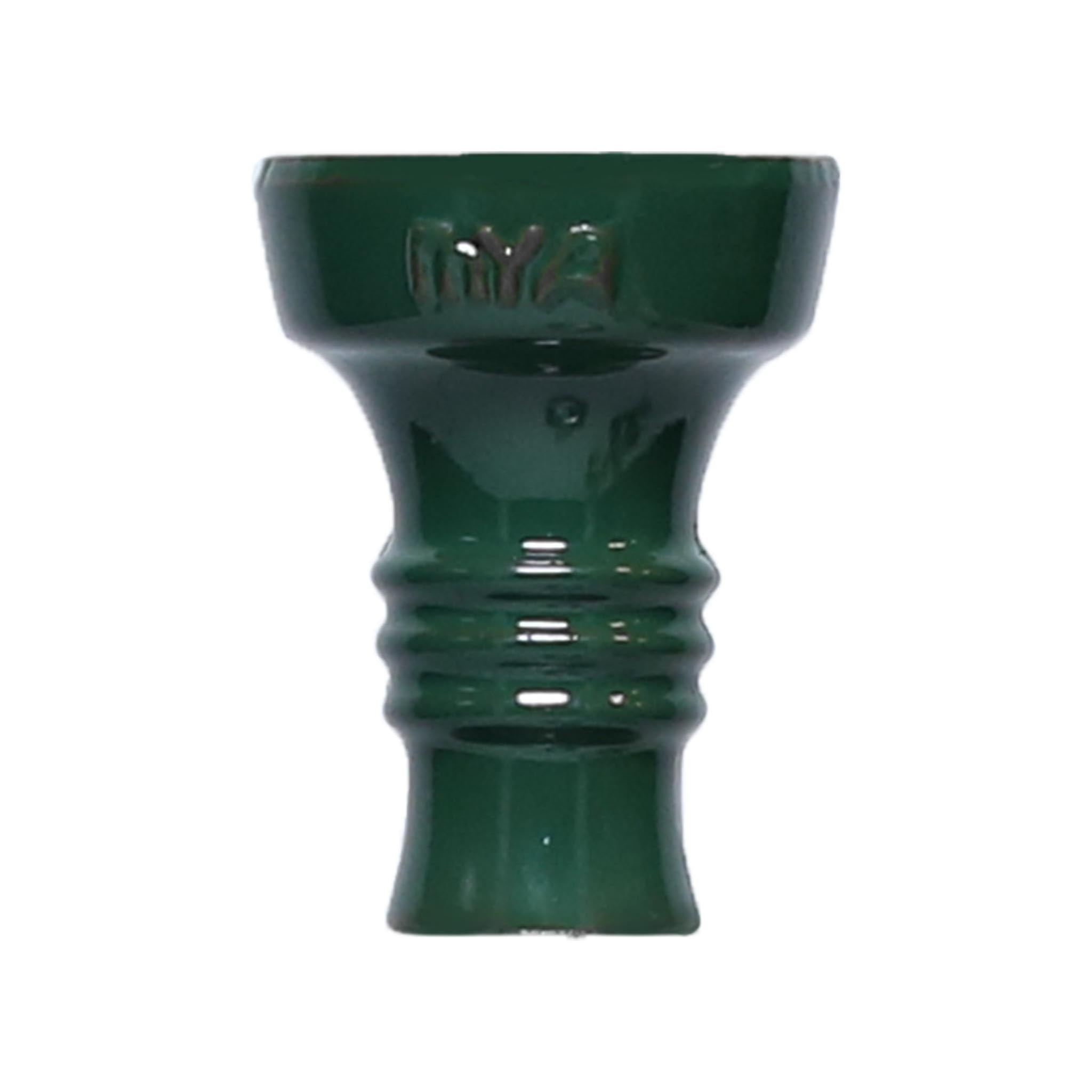 Dark Green 747 Mya Porcelain Egyptian Hookah Bowl #color_Dark Green