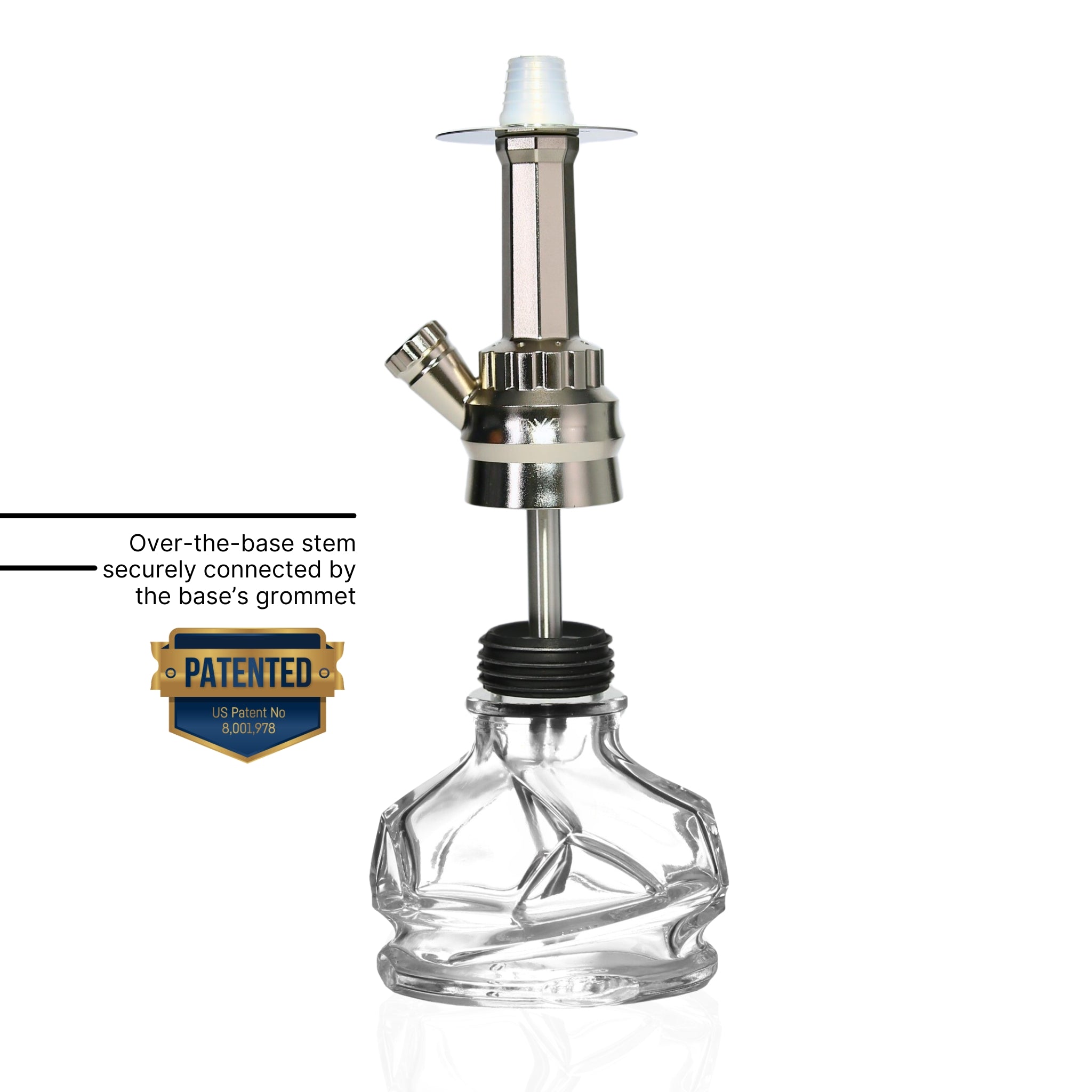 Silver CHICO 251 Hookah #color_SILVER