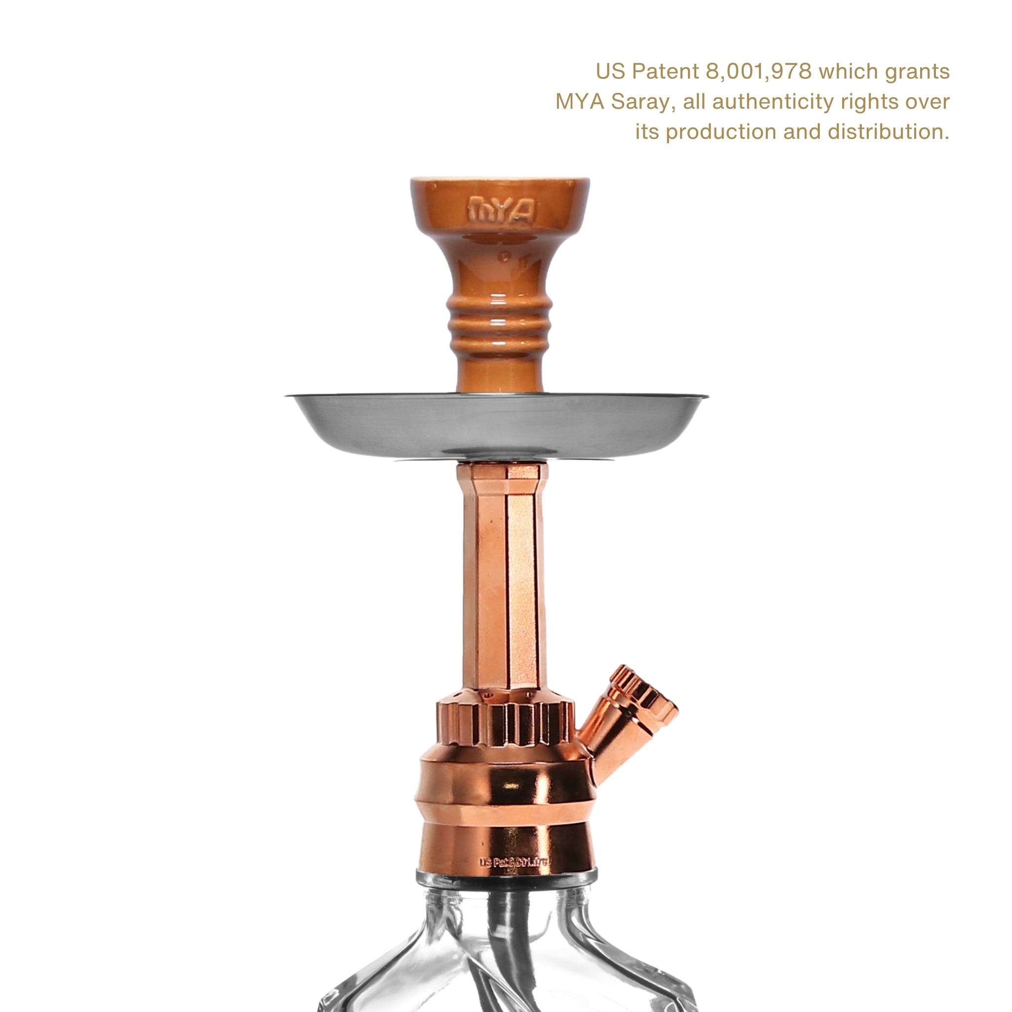 Rose Gold CHICO 251 Hookah #color_ROSE GOLD