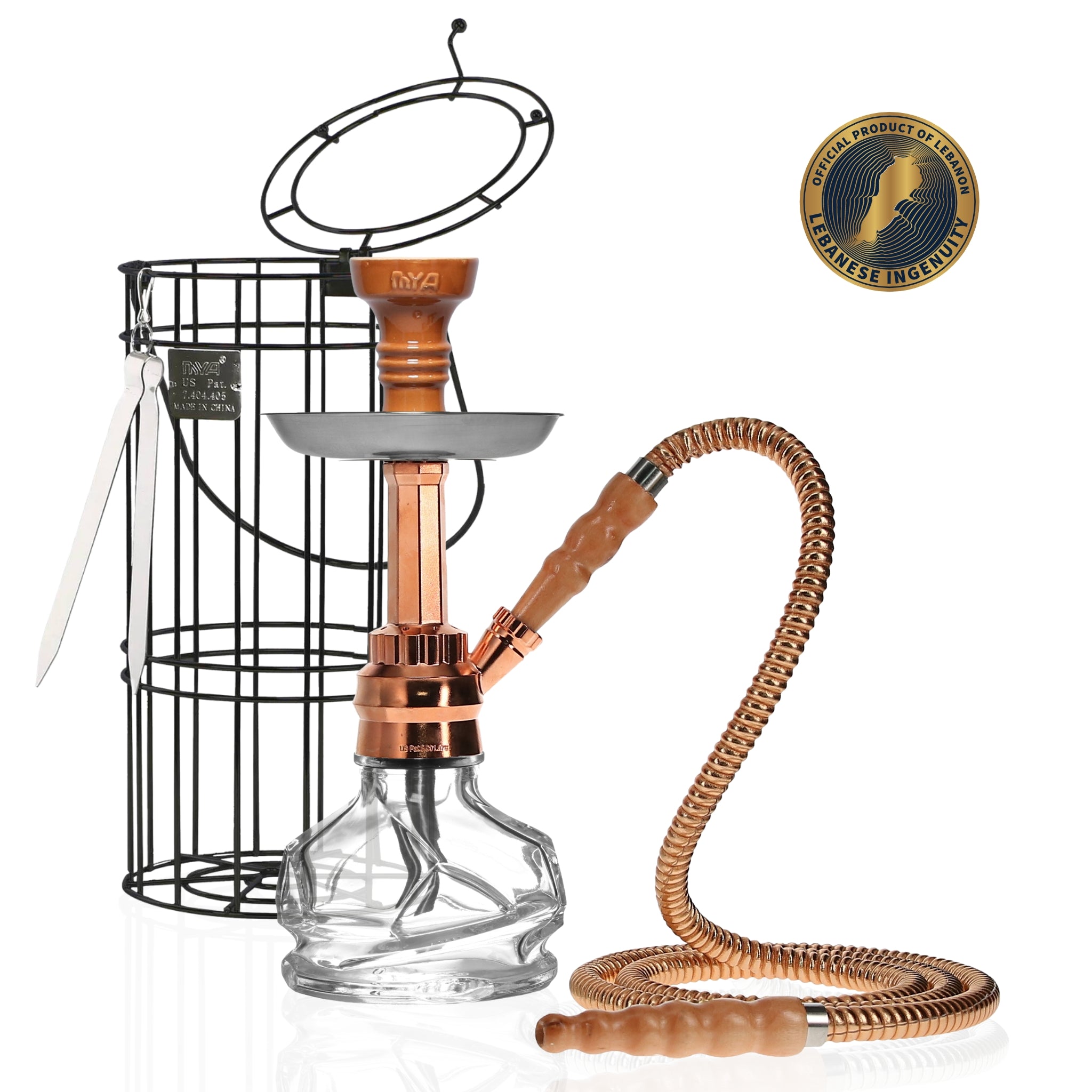 Rose Gold CHICO 251 Hookah #color_ROSE GOLD