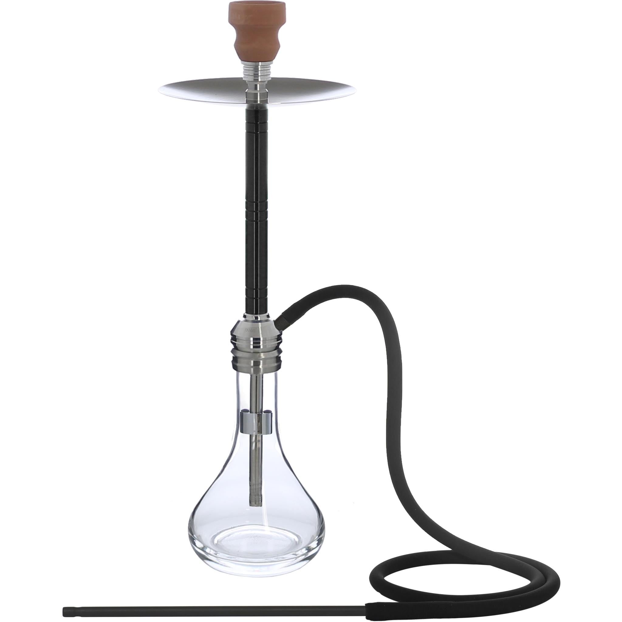 Black Clio 124A Hookah #color_Black