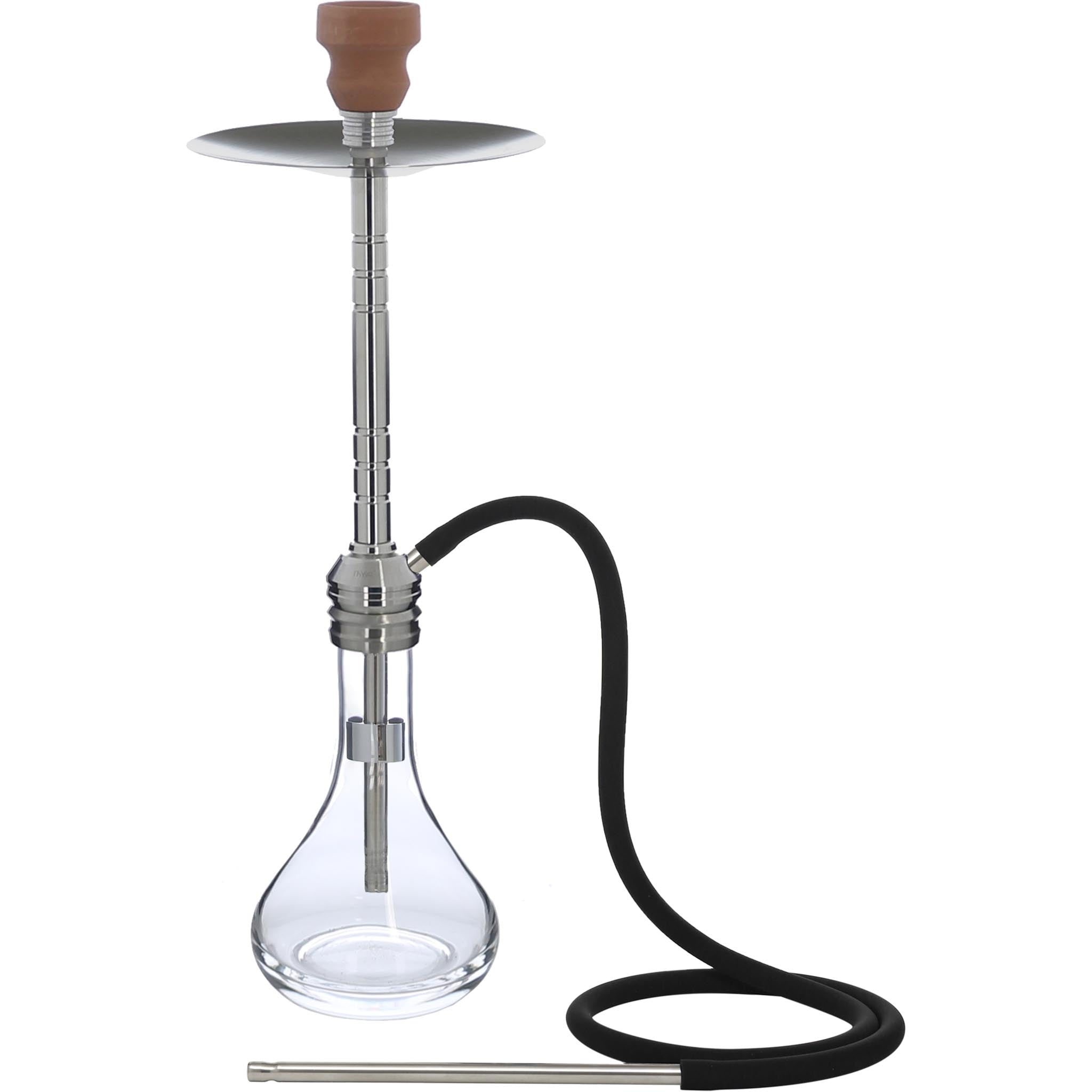 Silver Clio 124X Hookah #color_Silver
