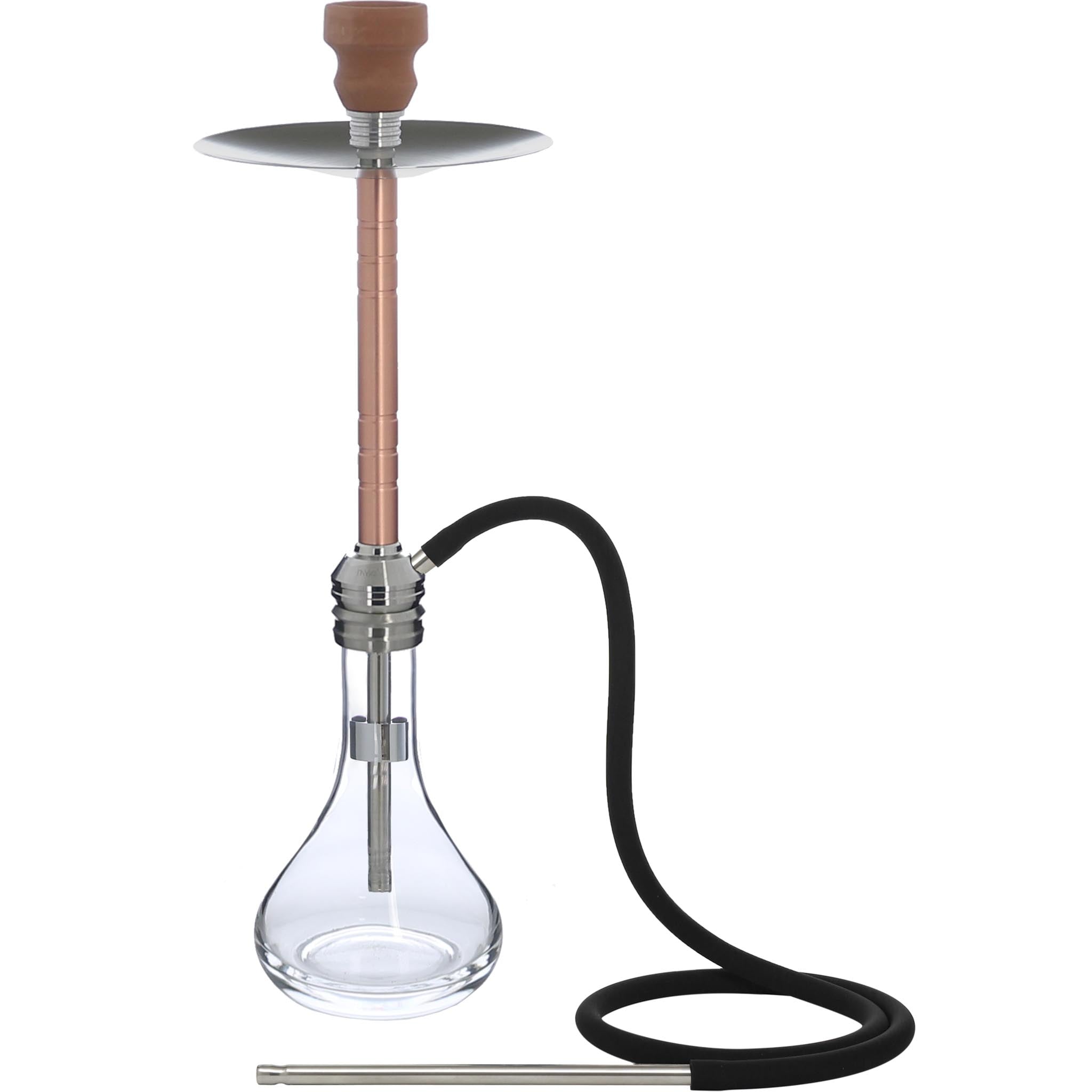 Rose Gold Clio 124X Hookah #color_Rose Gold