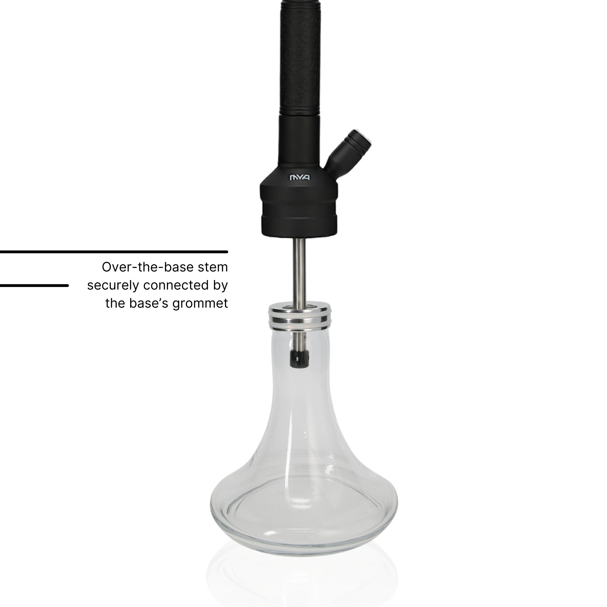 Black ORO-1A2 MYA Hookah #color_Black