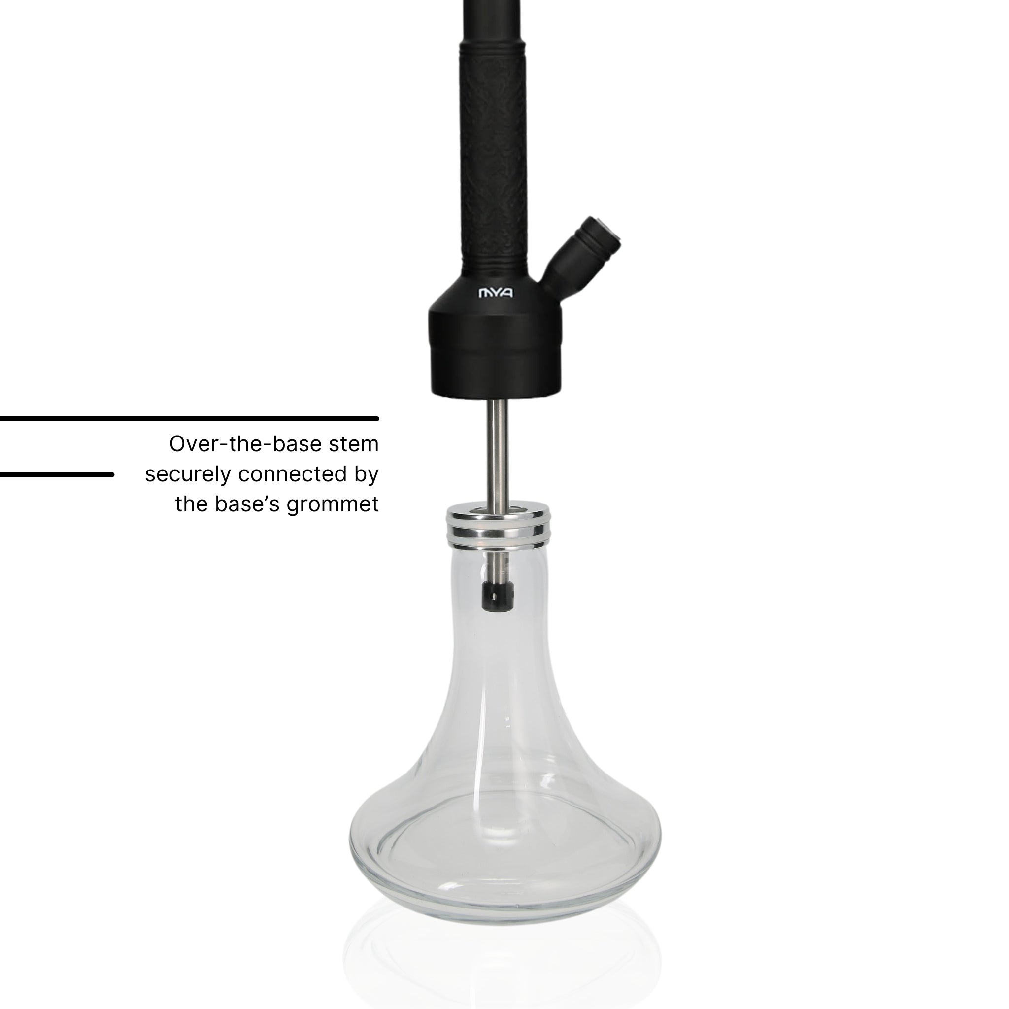 Black ORO-MX-1A1 MYA Hookah #color_Black