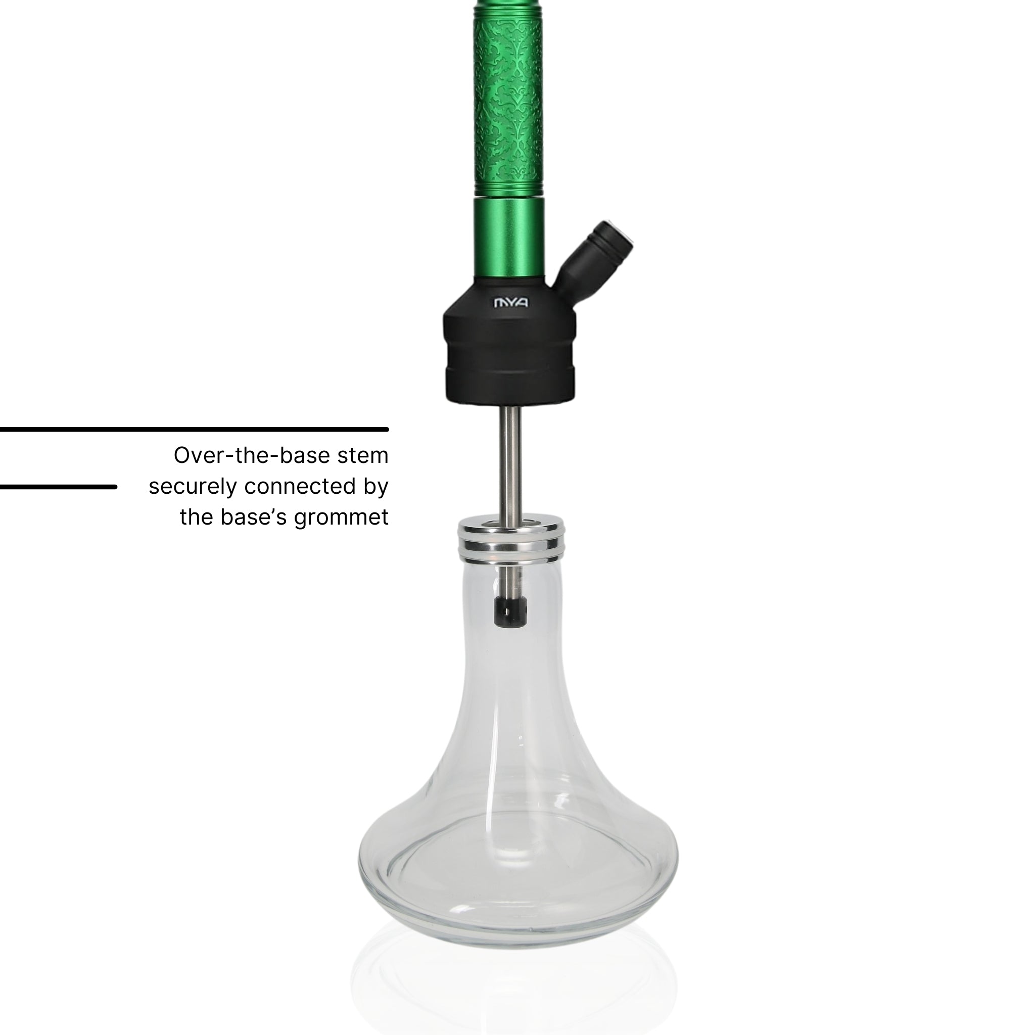 Dark Green ORO-1A2 MYA Hookah #color_Dark Green