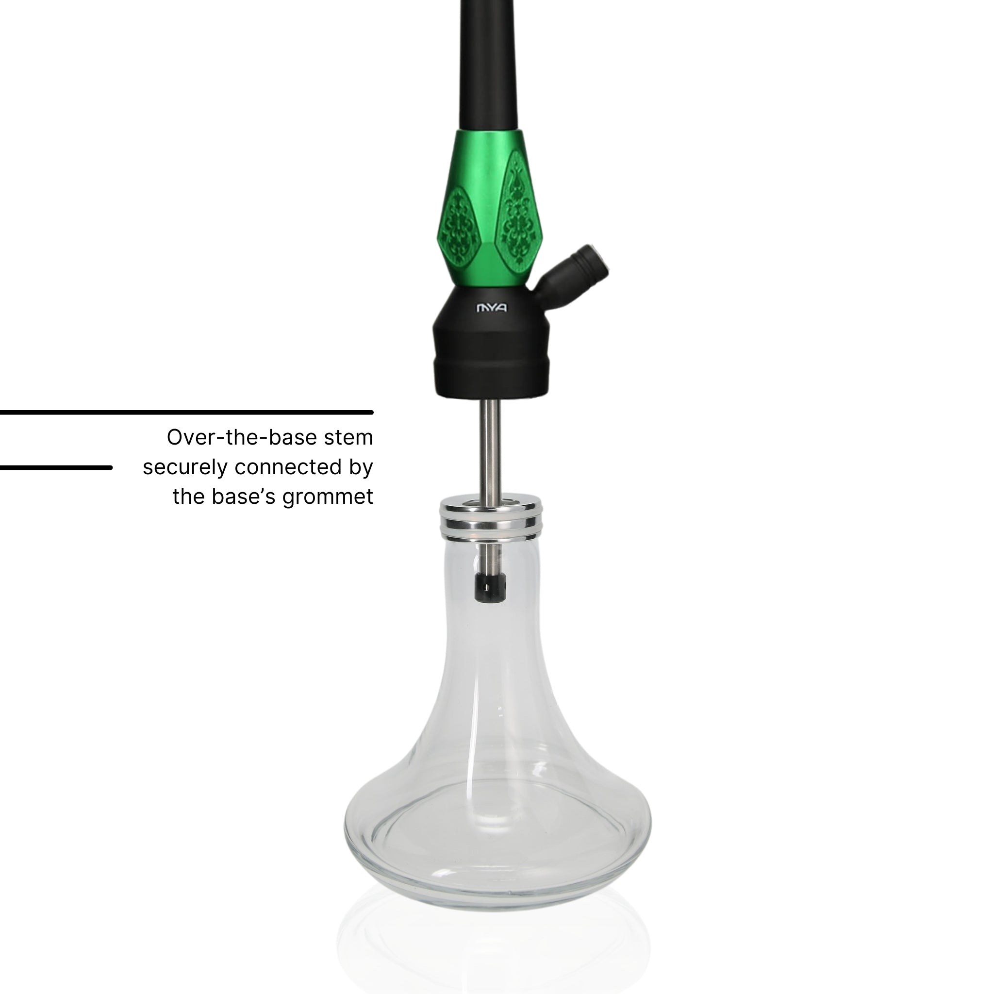 Dark Green ORO-MX-1A3 MYA Hookah #color_Dark Green