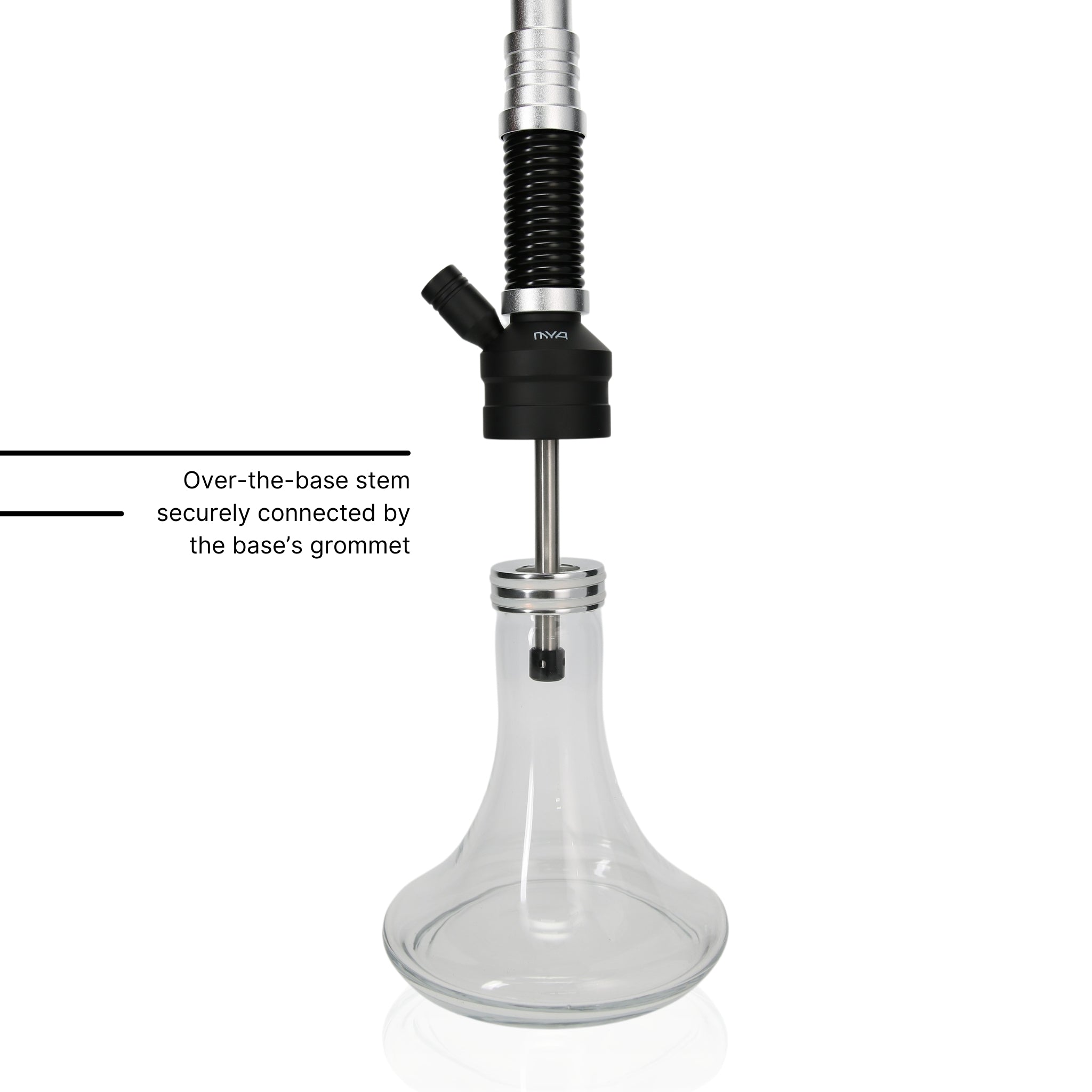Silver ORO-MX-1A5 MYA Hookah #color_Silver