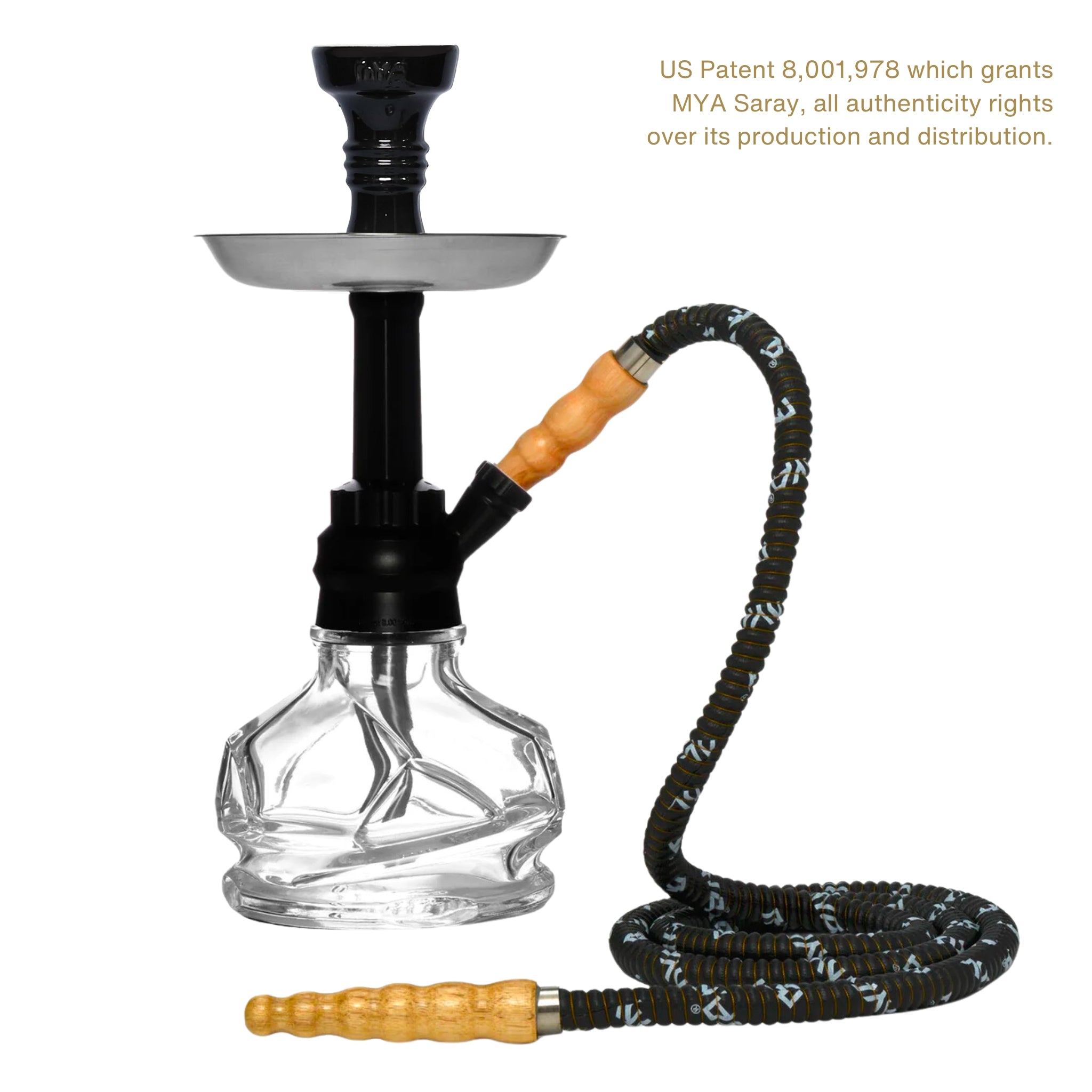Black CHICO 251 Hookah #color_Black