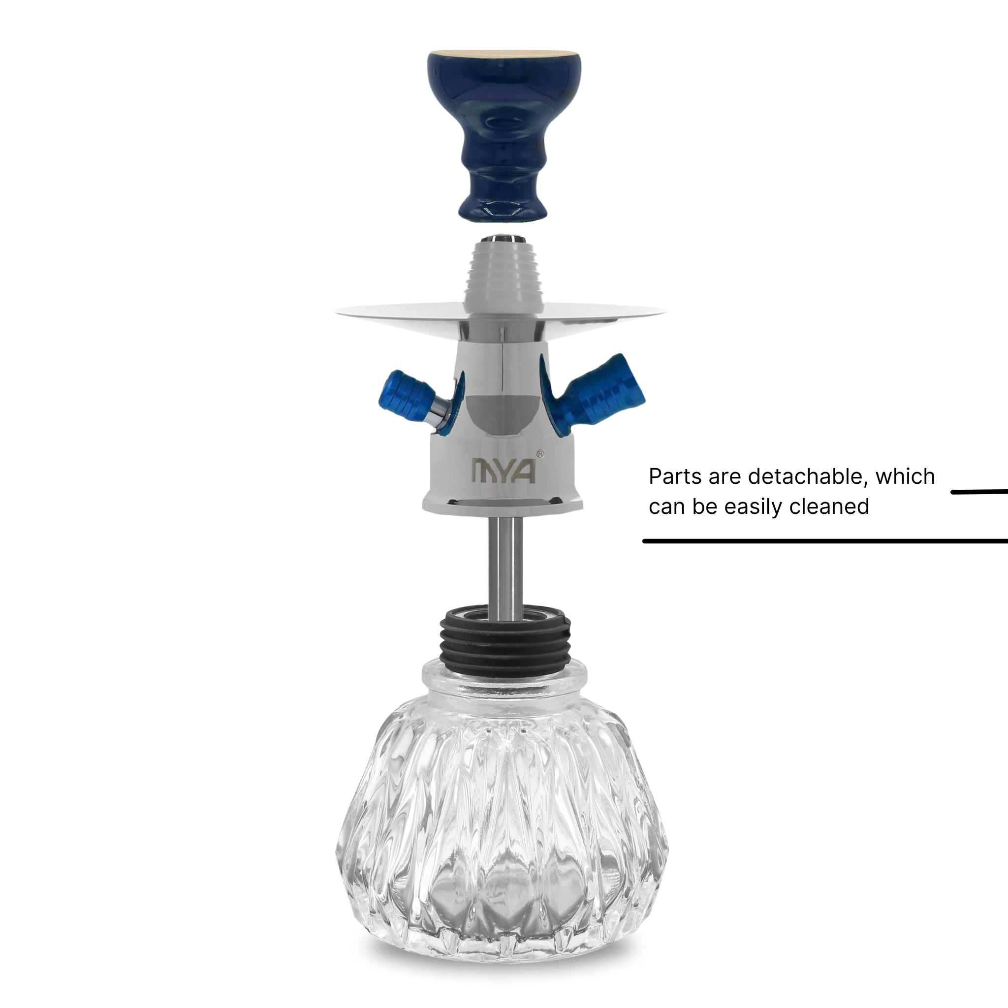 Blue Heera Hookah #color_Blue