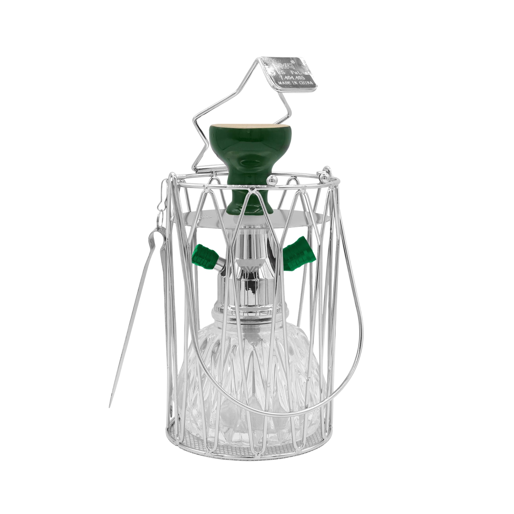Green Heera Hookah #color_Green