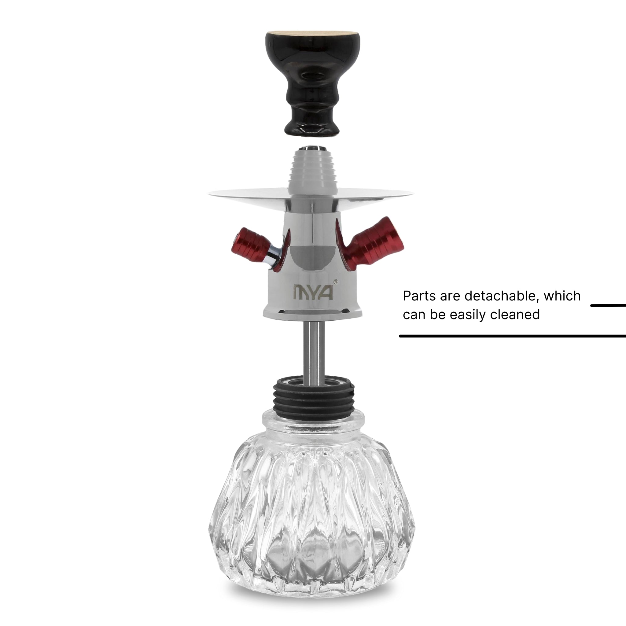 Red Heera Hookah #color_Red