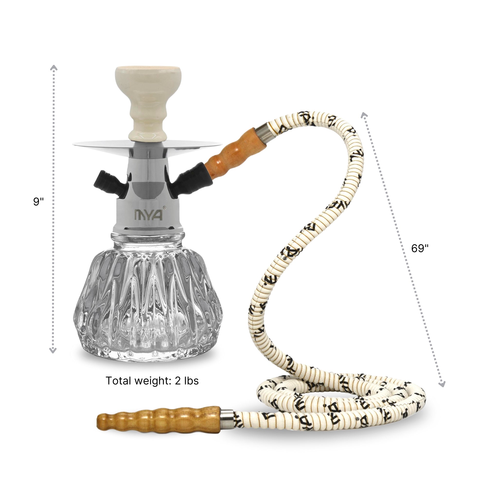 Off White Heera Hookah #color_Off-White
