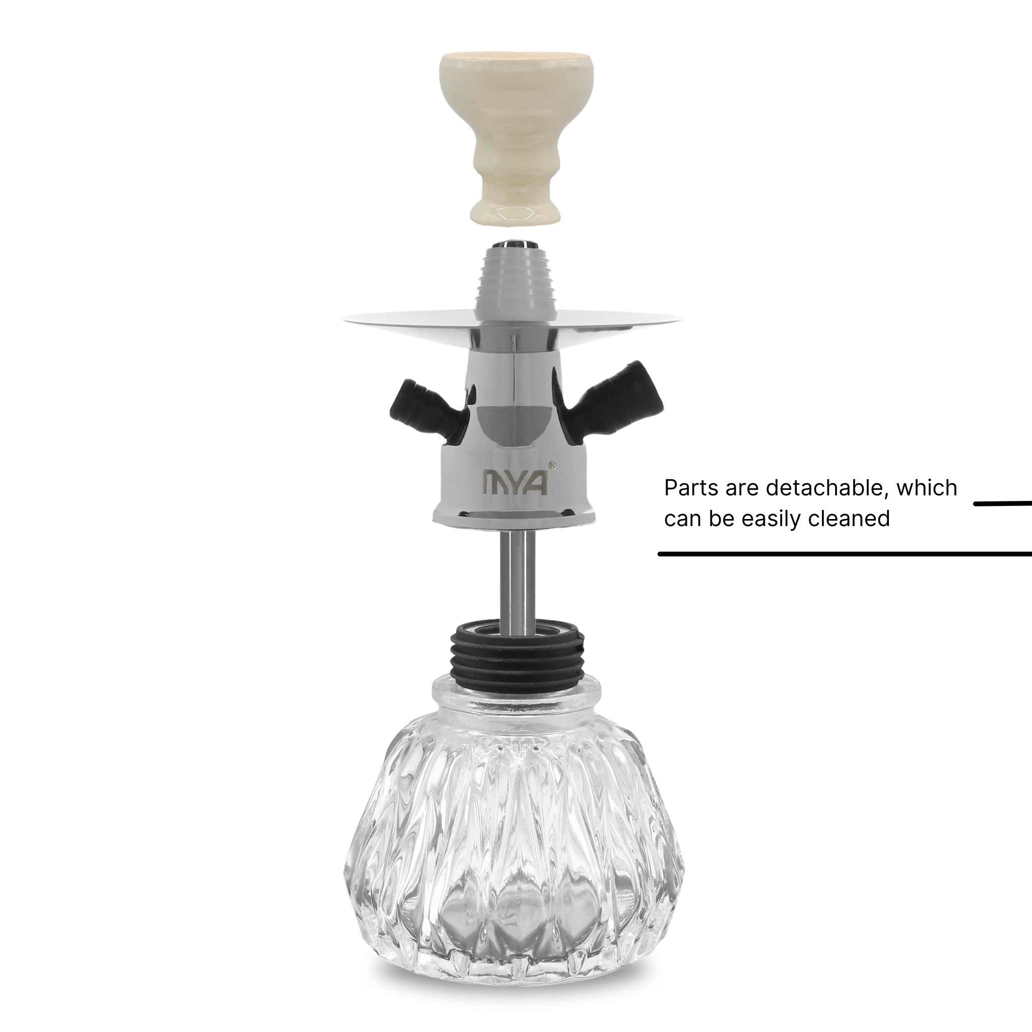 Off White Heera Hookah #color_Off-White