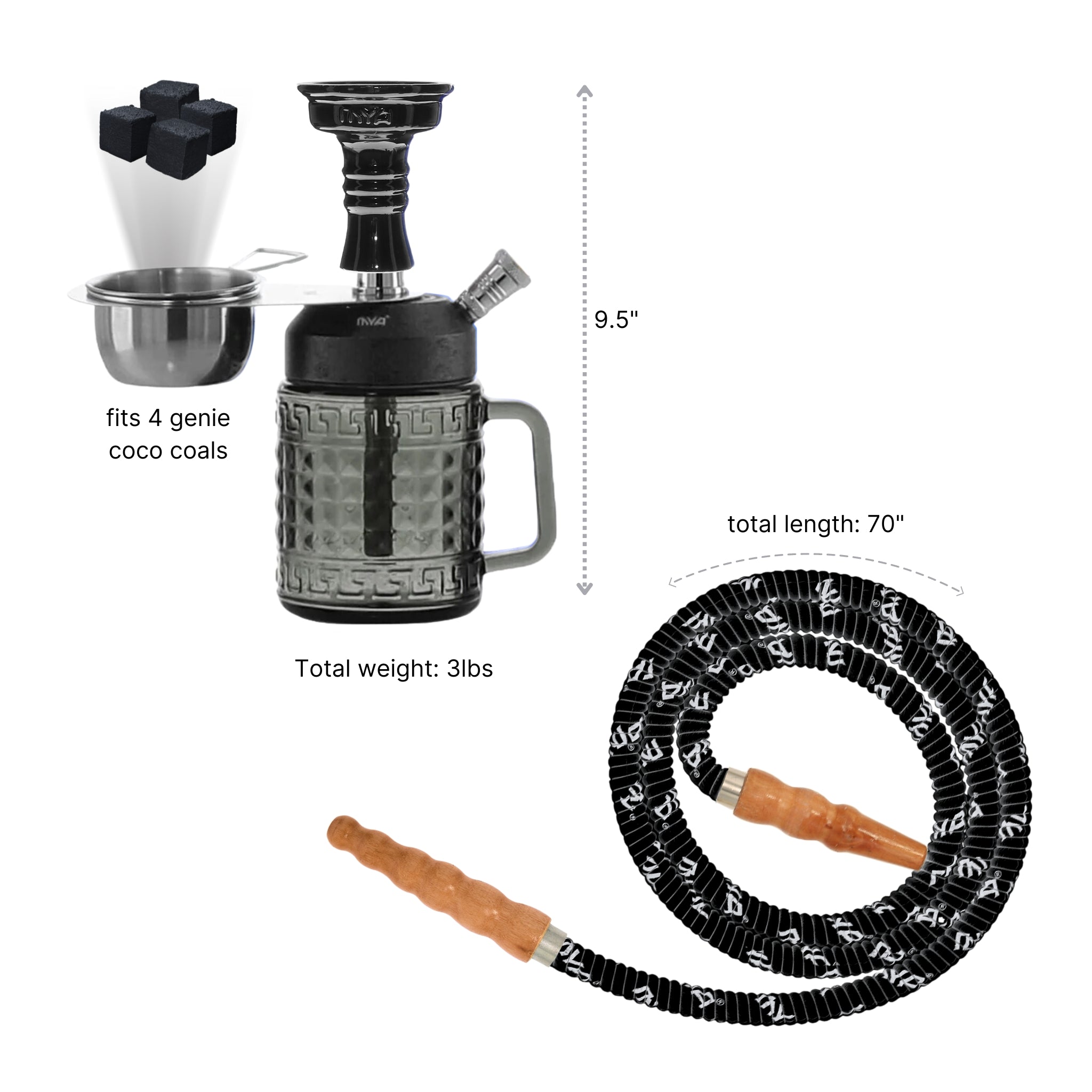 JARRA Hookah #color_GREY