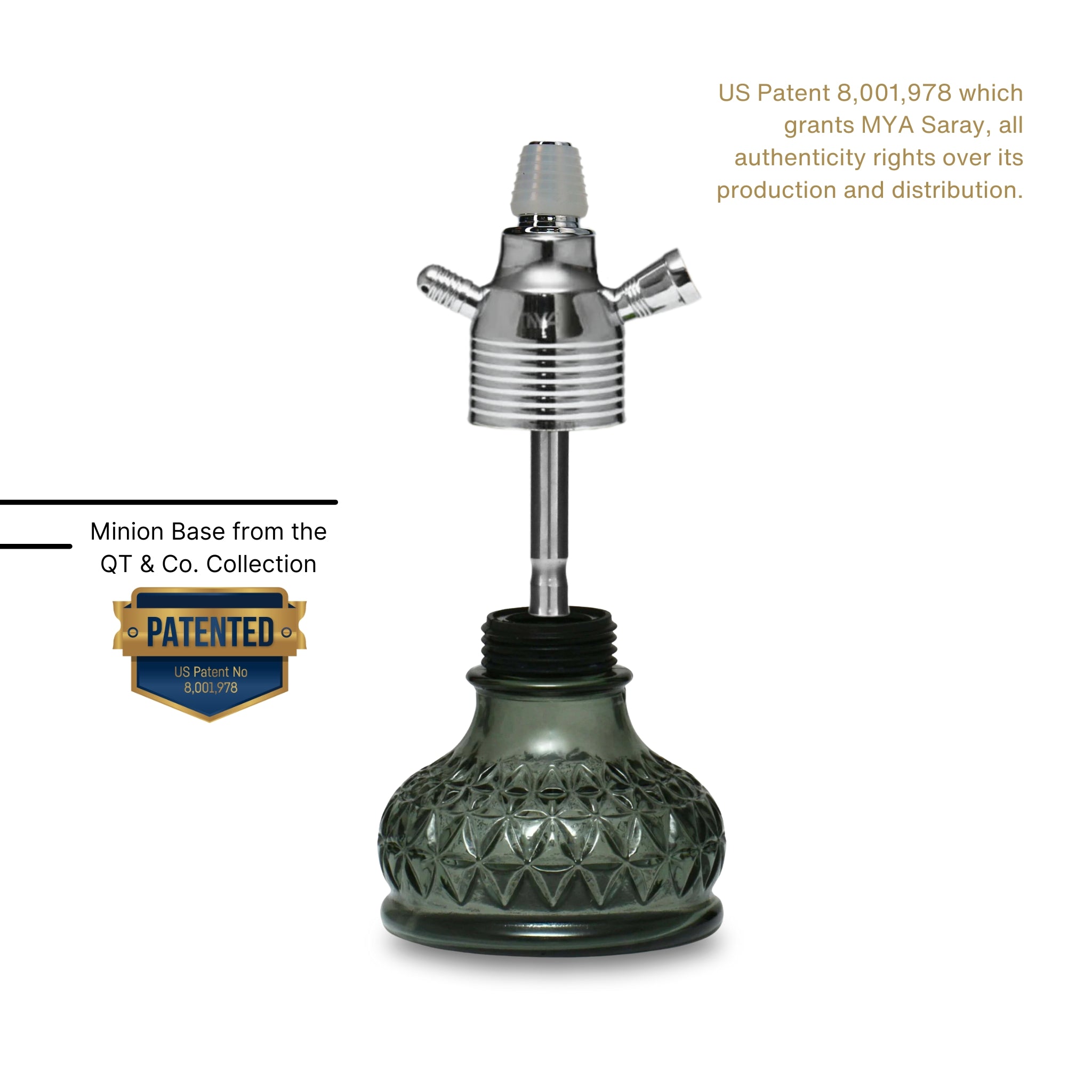 Grey Minion Hookah Base #color_Grey