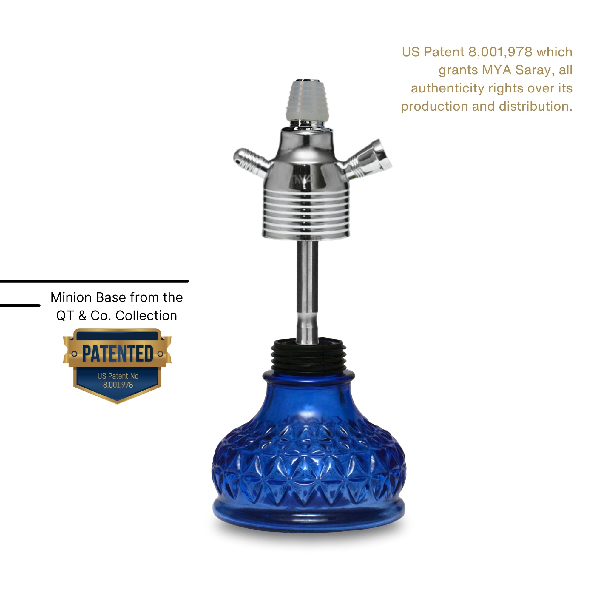 Dark Blue Minion Hookah Base #color_Dark Blue
