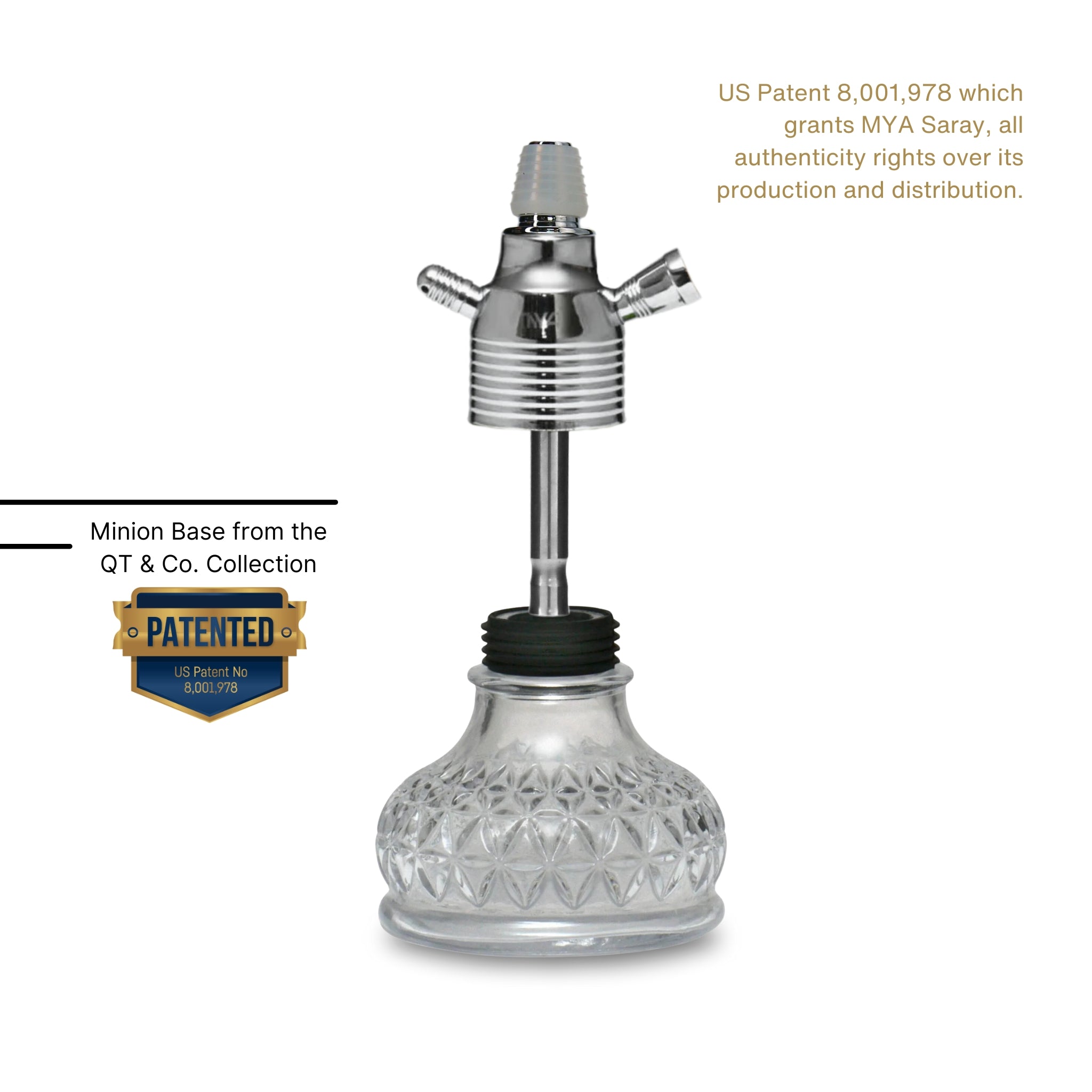Clear Minion Hookah Base #color_Clear