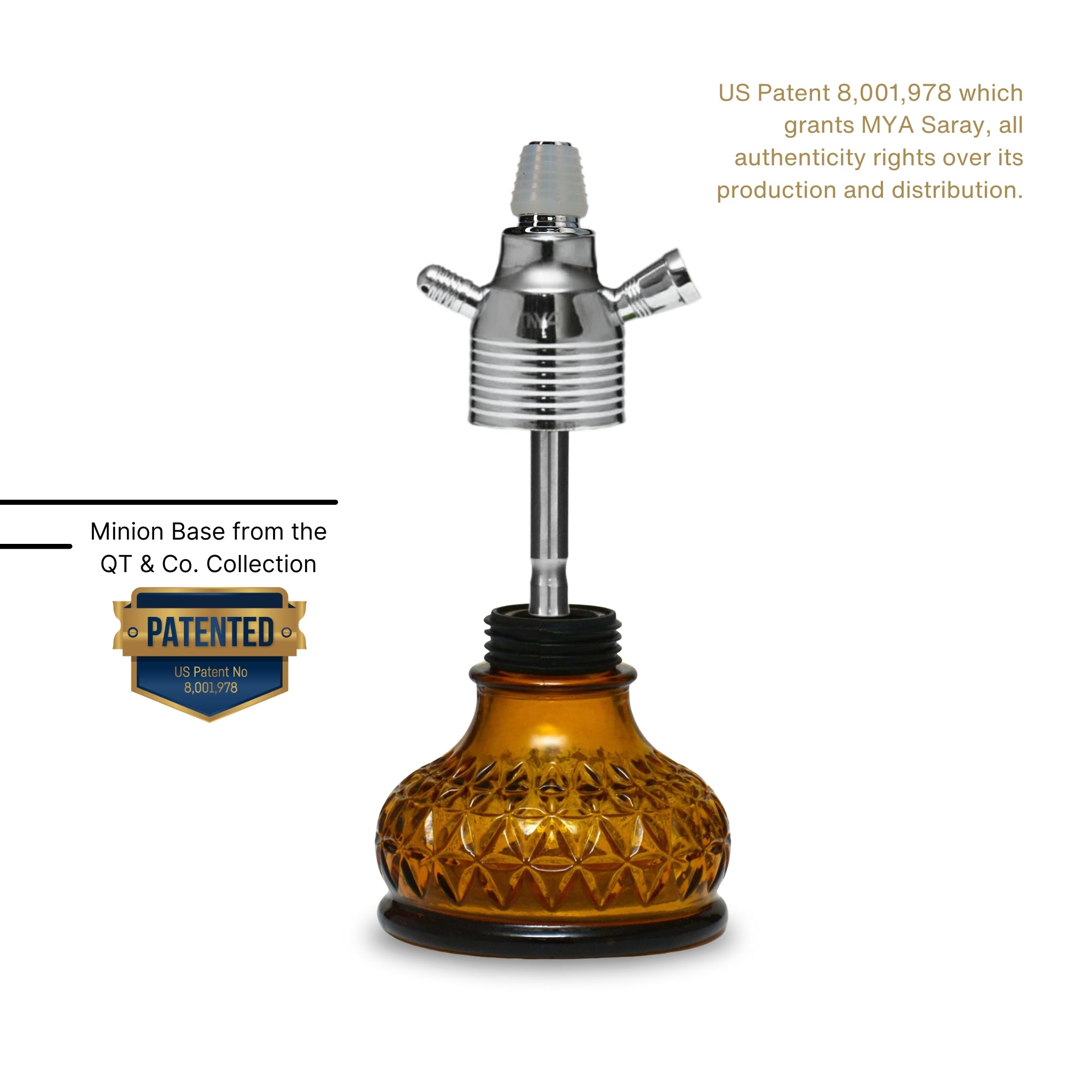 Amber Minion Hookah Base #color_Amber