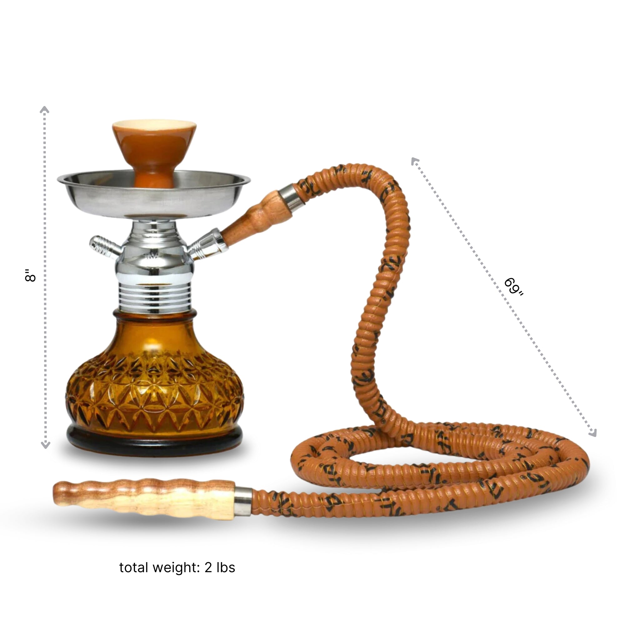 Amber Minion Hookah Base #color_Amber