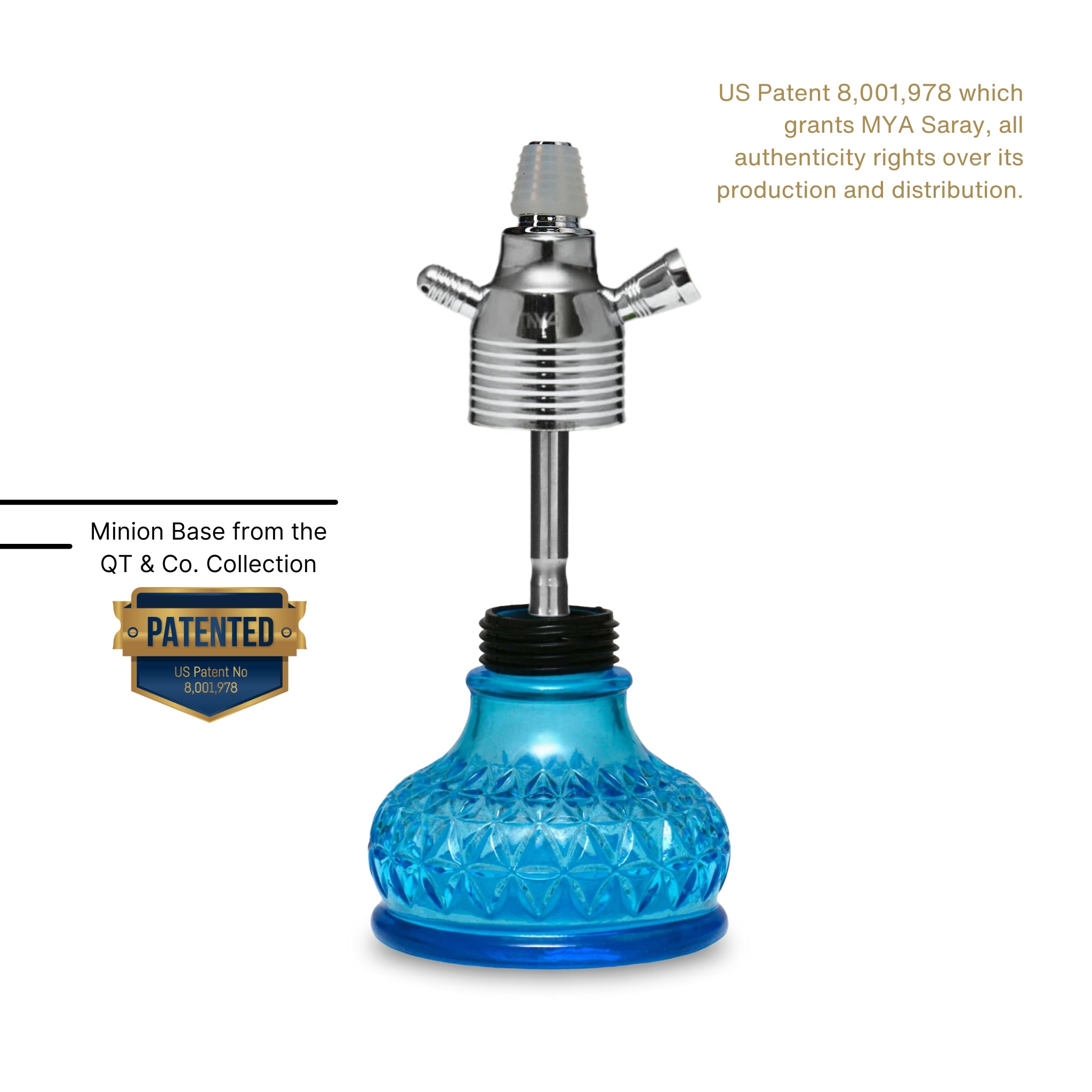 Sky Blue Minion Hookah Base #color_Sky Blue