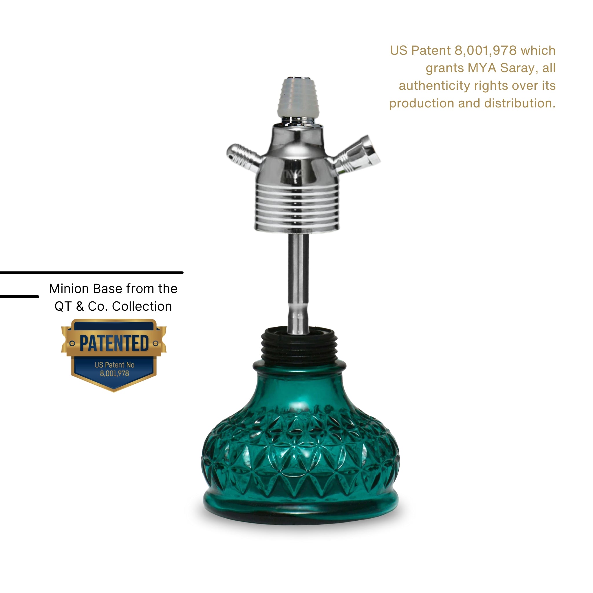 Dark Aqua Minion Hookah Base #color_Dark Aqua