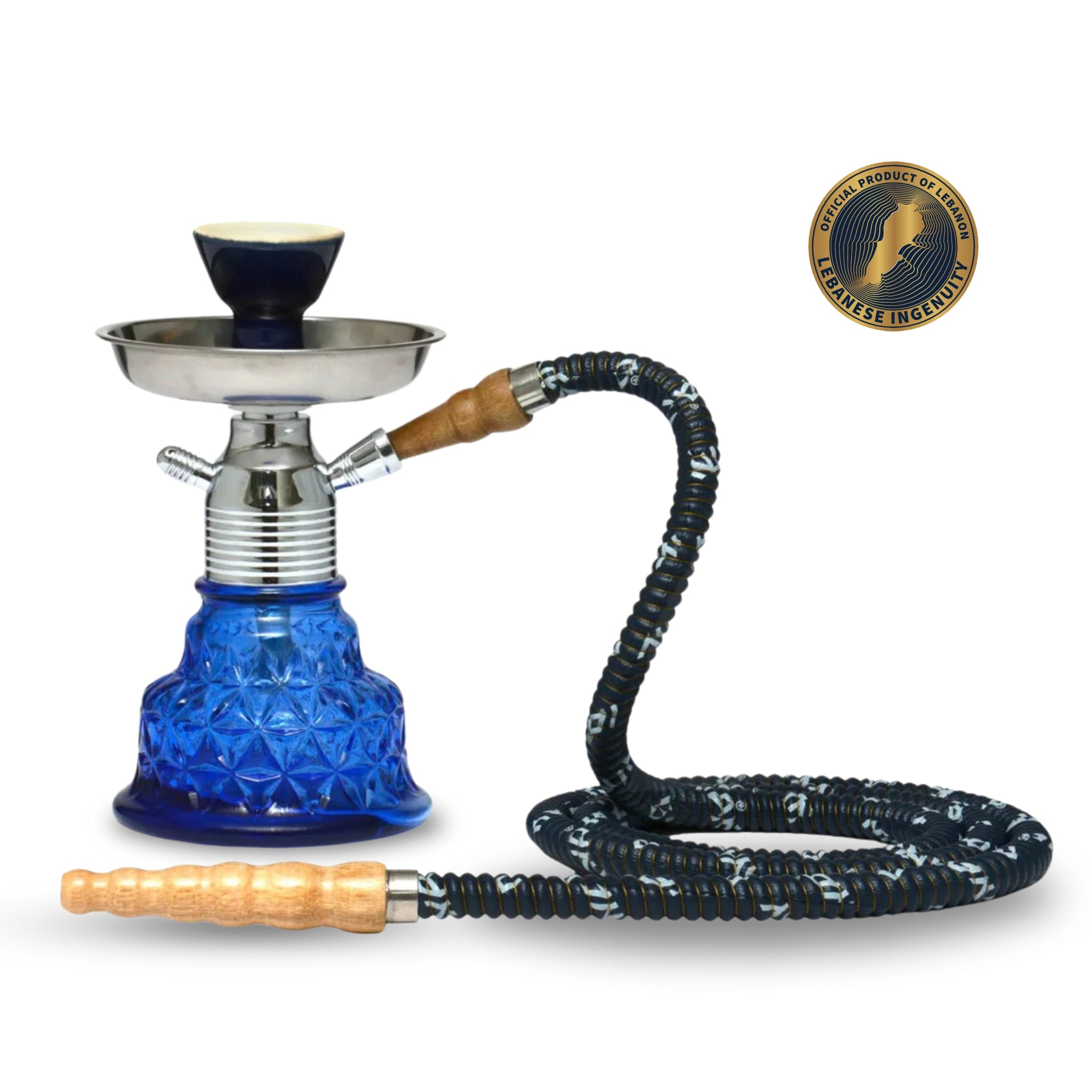 Dark Blue Minionette Hookah Base #color_Dark Blue