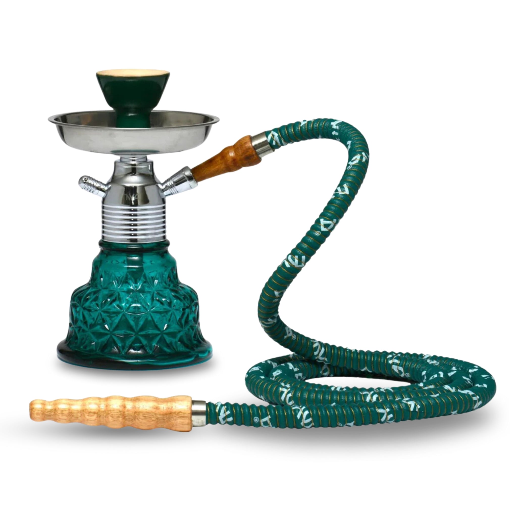 Dark Aqua Minionette Hookah Base #color_Dark Aqua