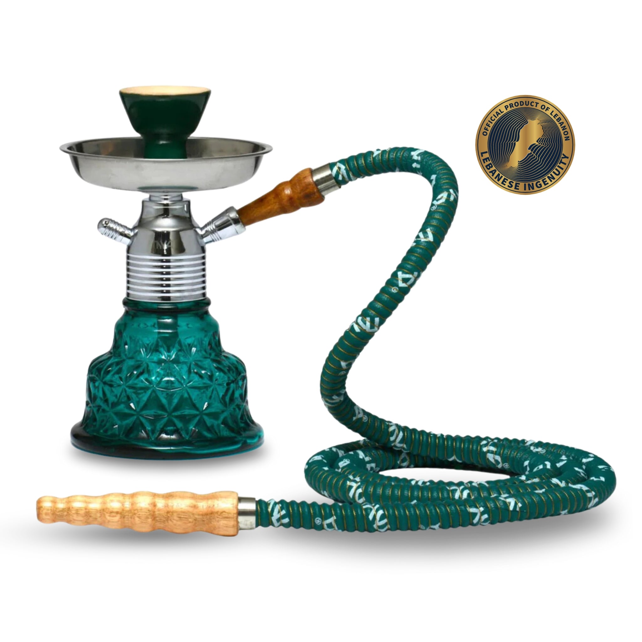 Dark Aqua Minionette Hookah Base #color_Dark Aqua