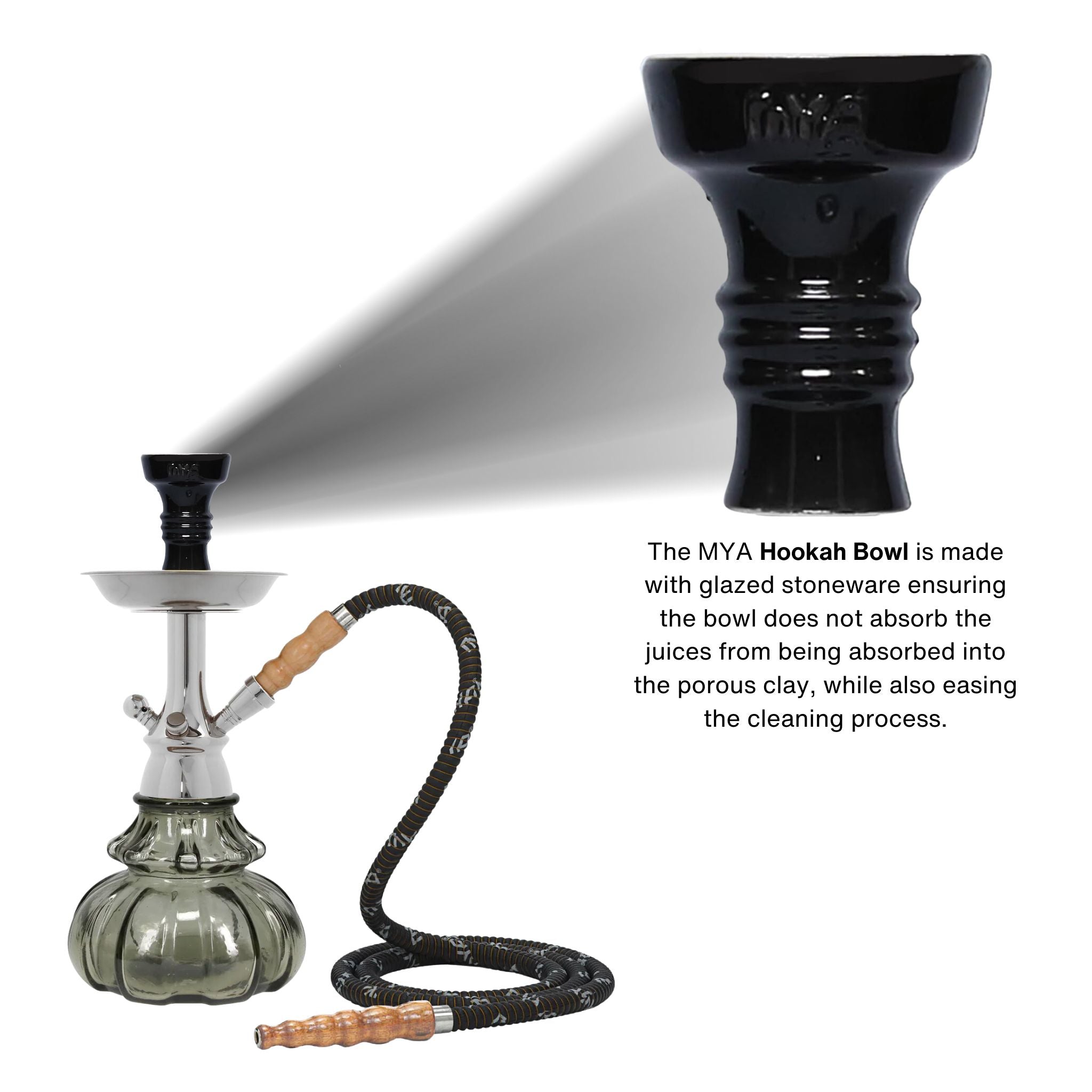 Grey Mono Hookah #color_Grey