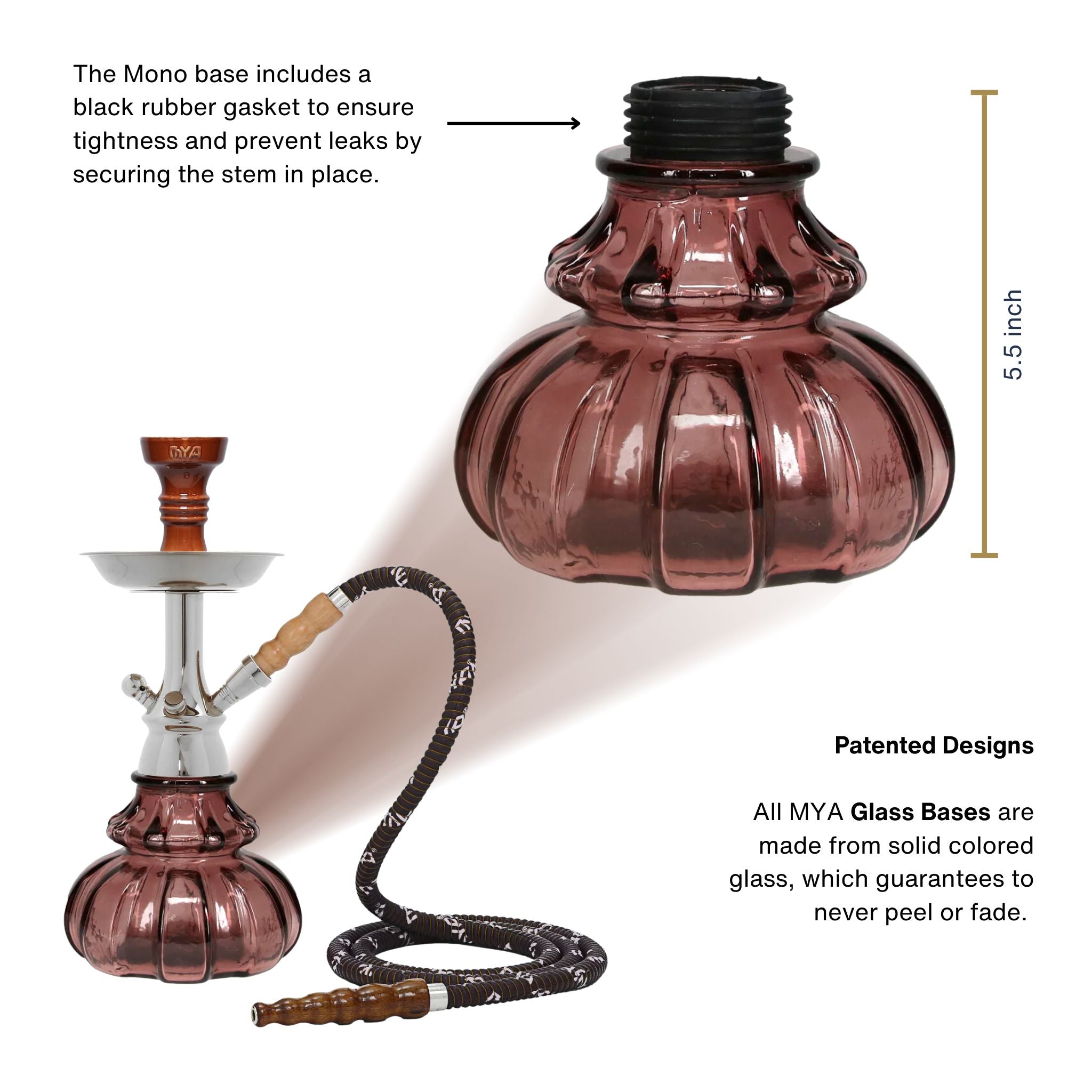 Light Purple Mono Hookah #color_Light Purple