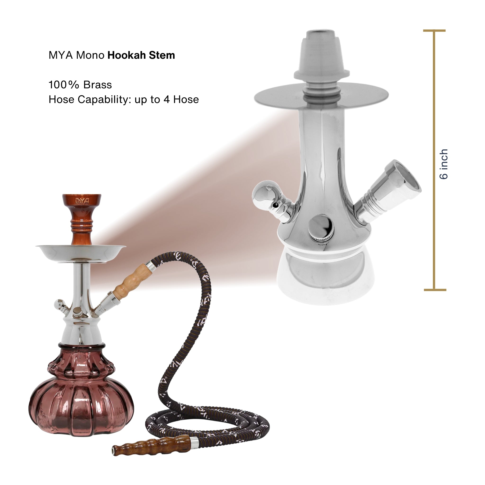 Light Purple Mono Hookah #color_Light Purple