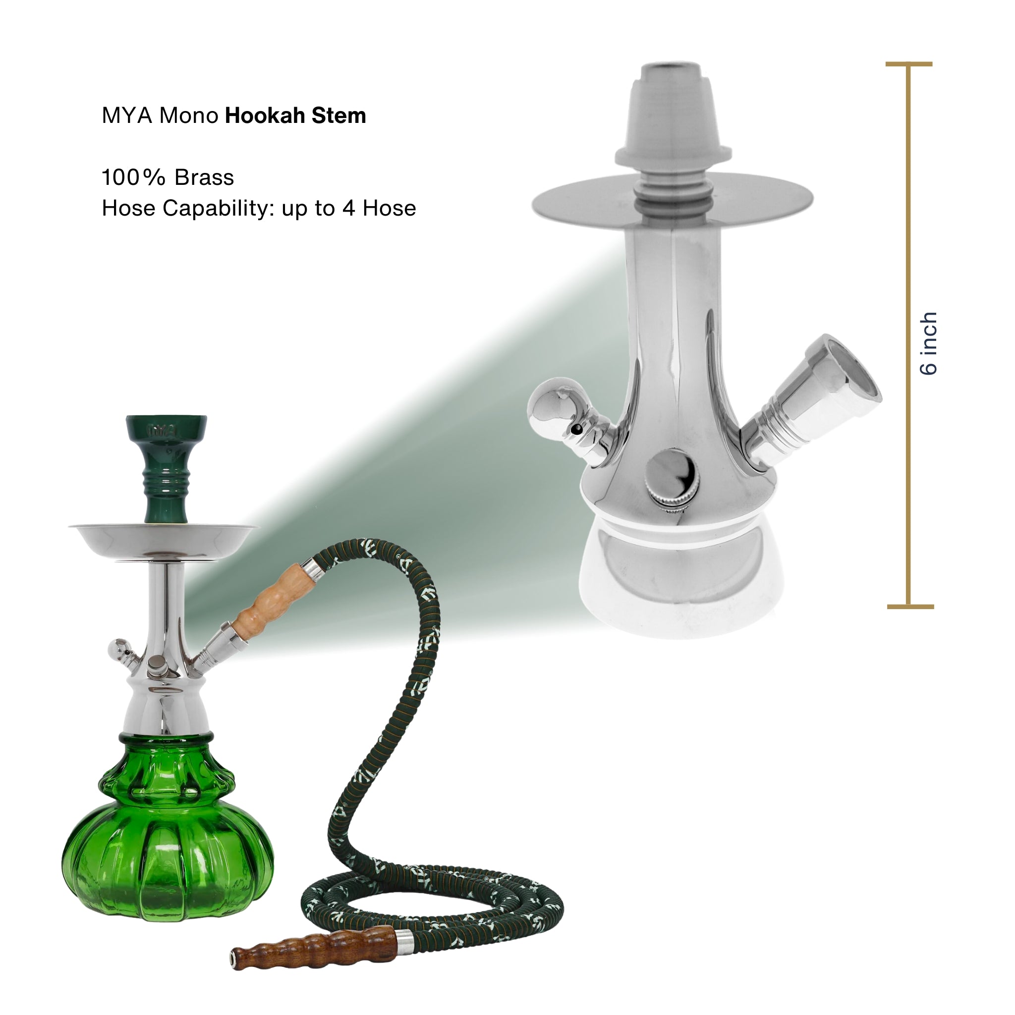 Olive Green Mono Hookah #color_Olive Green