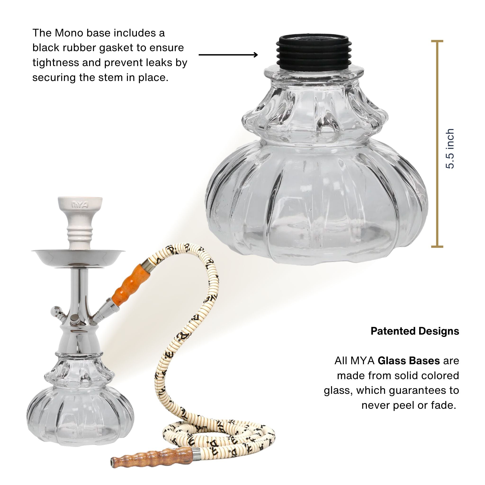 Clear Mono Hookah #color_Clear