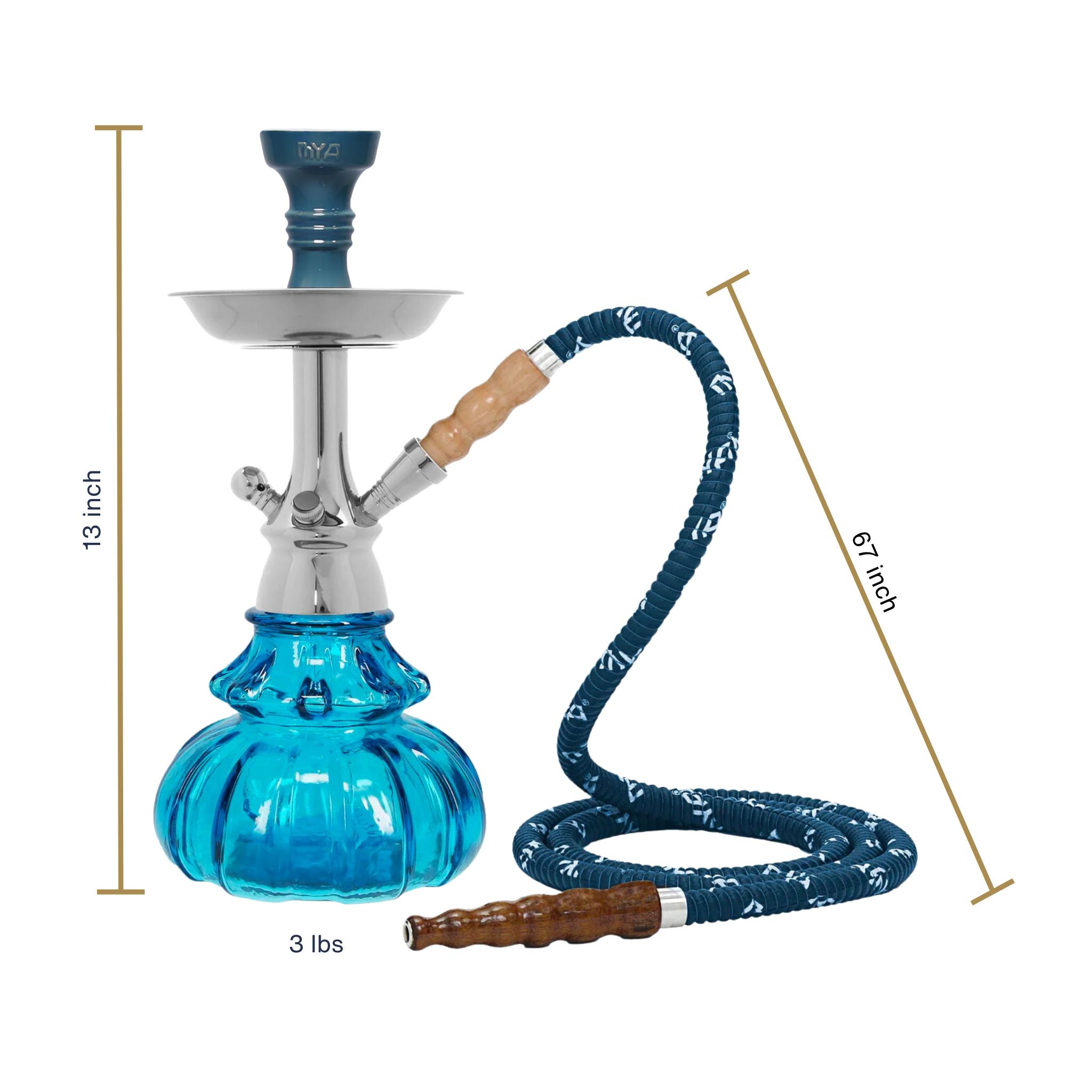 Sky Blue Mono Glass Base #color_Sky Blue