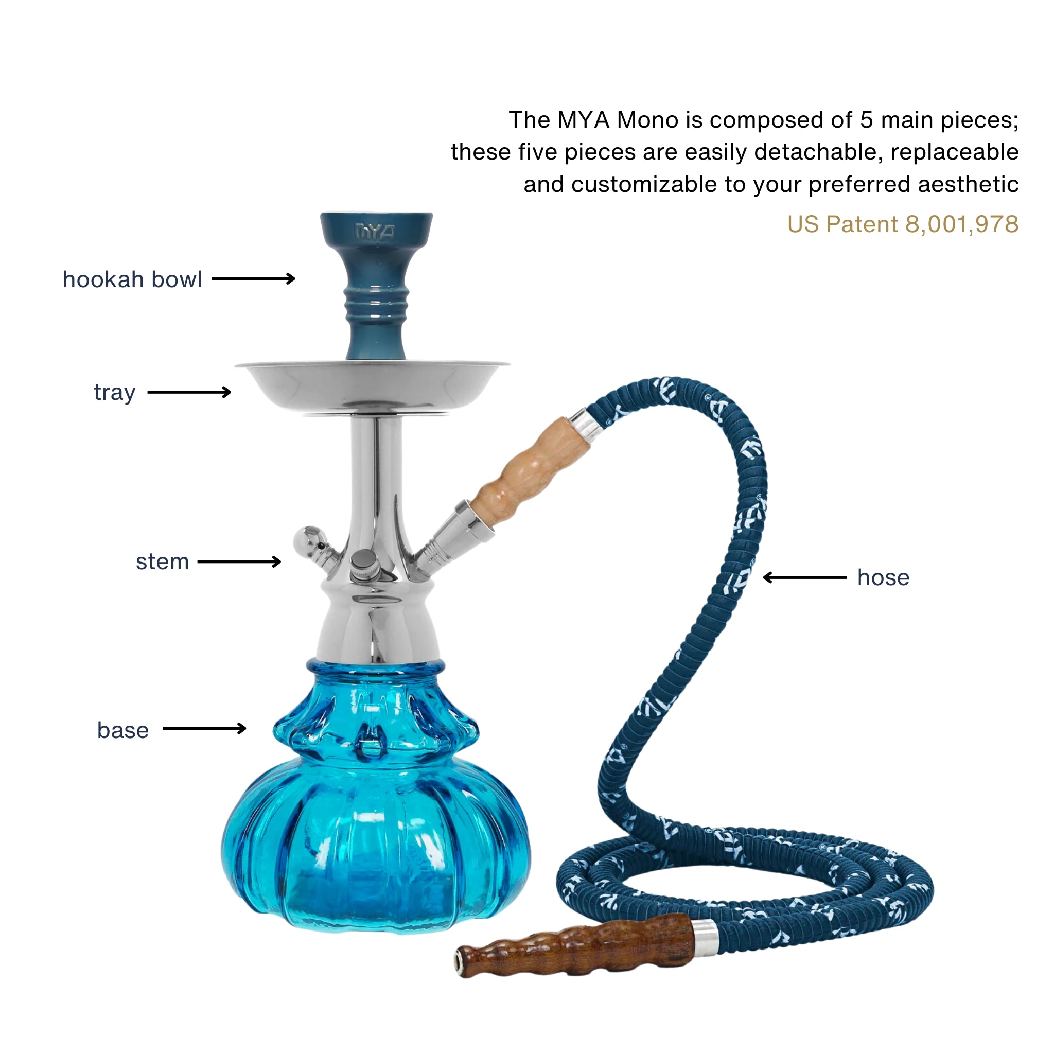 Sky Blue Mono Glass Base #color_Sky Blue