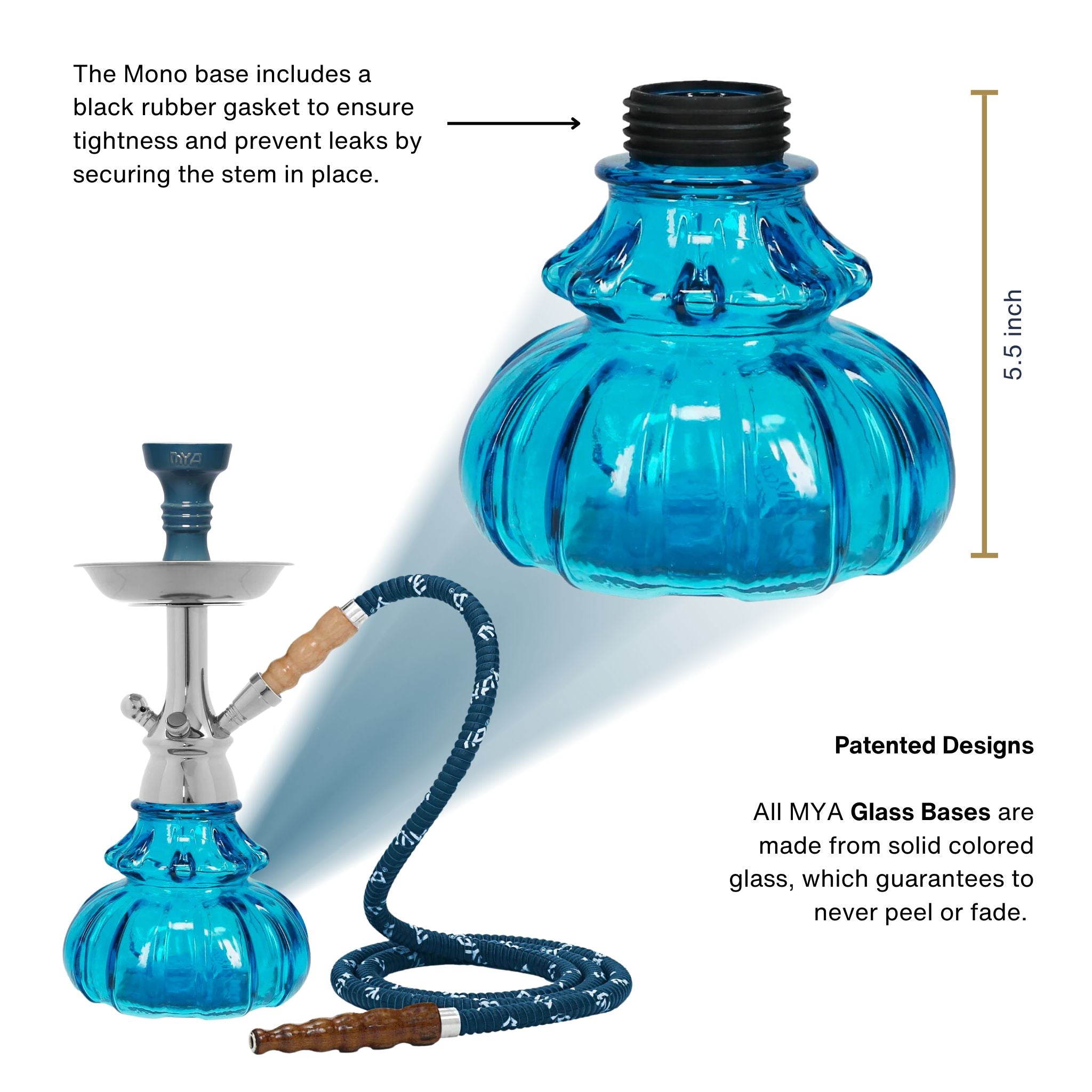 Sky Blue Mono Glass Base #color_Sky Blue