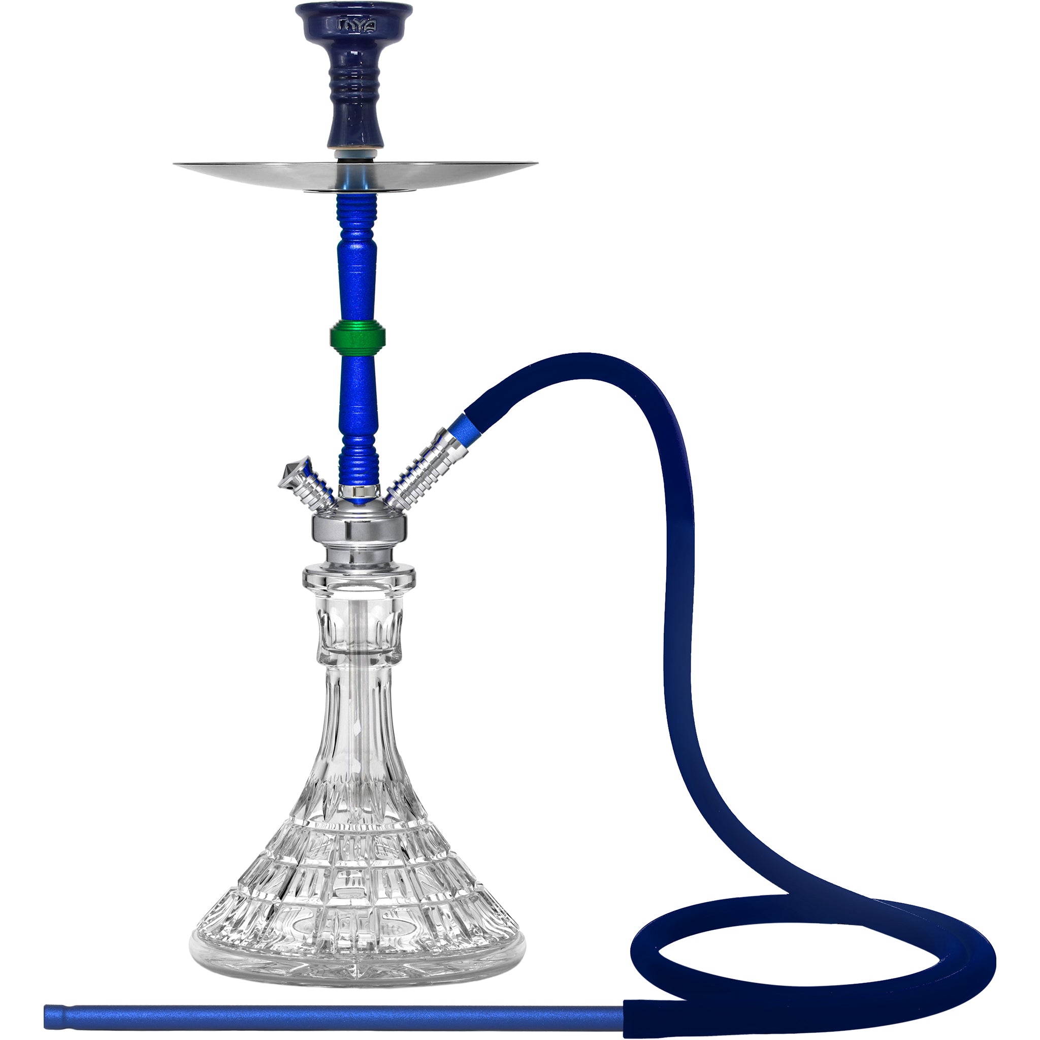 Crystal P26008-001NQ Silver Hookah