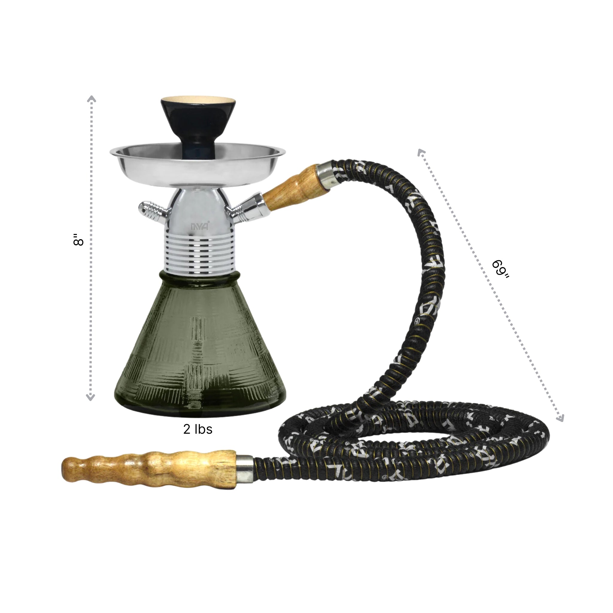 Grey Petite Mya Hookah #color_Grey