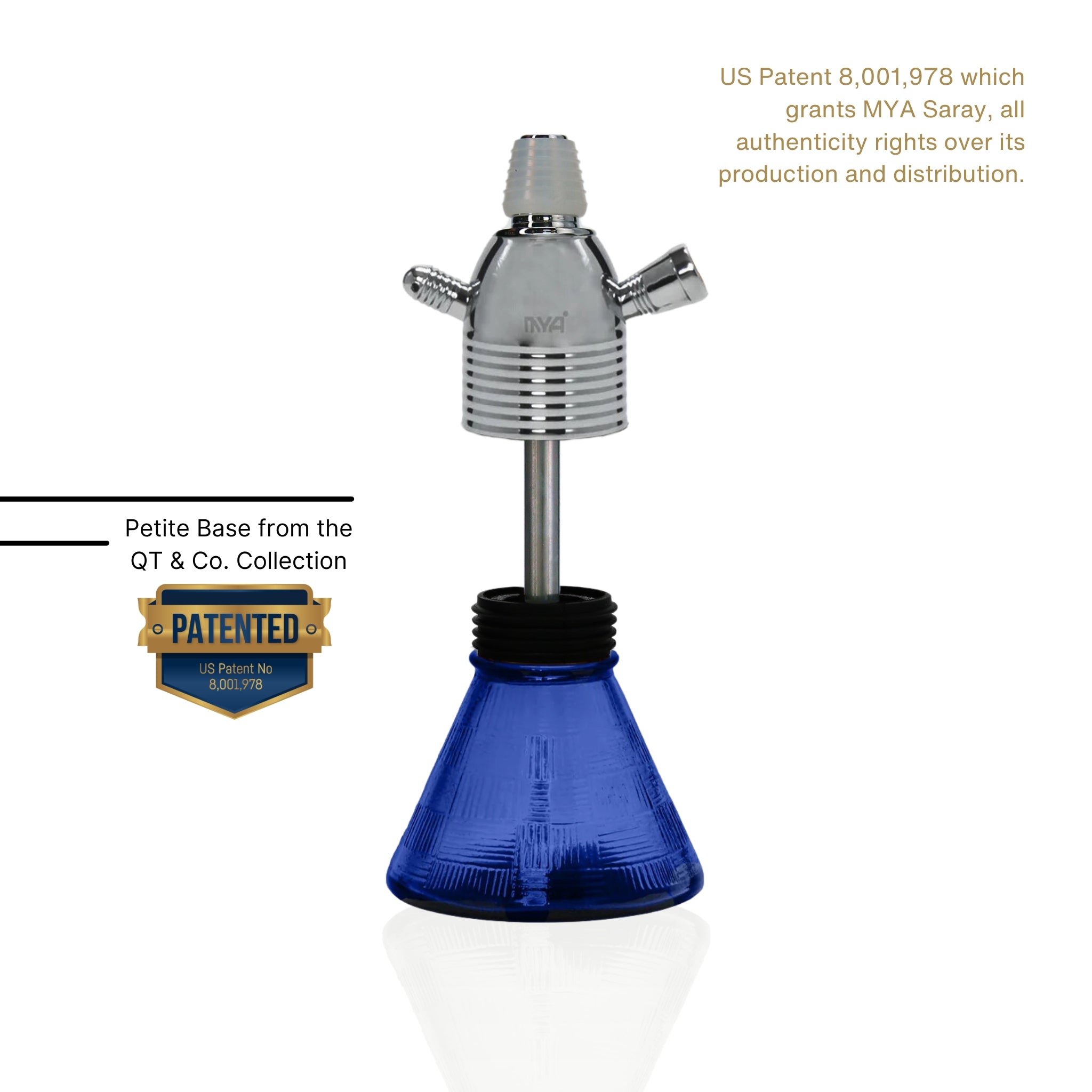 Dark Blue Petite Mya Hookah #color_Dark Blue