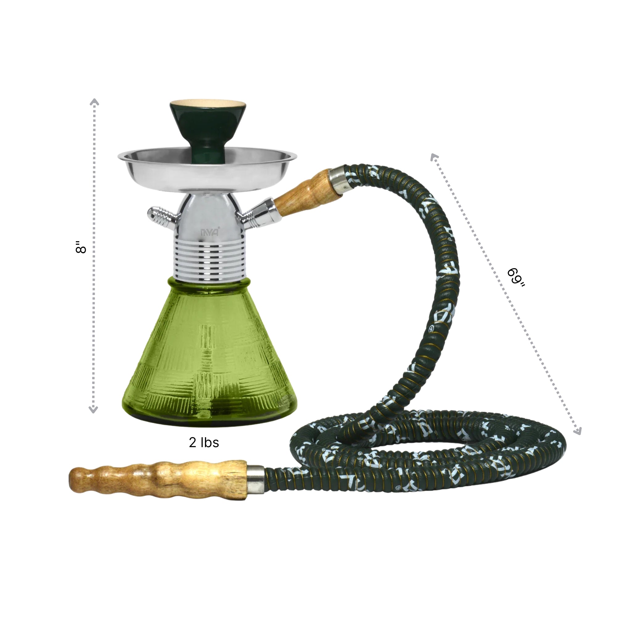 Olive Green Petite Mya Hookah #color_Olive Green