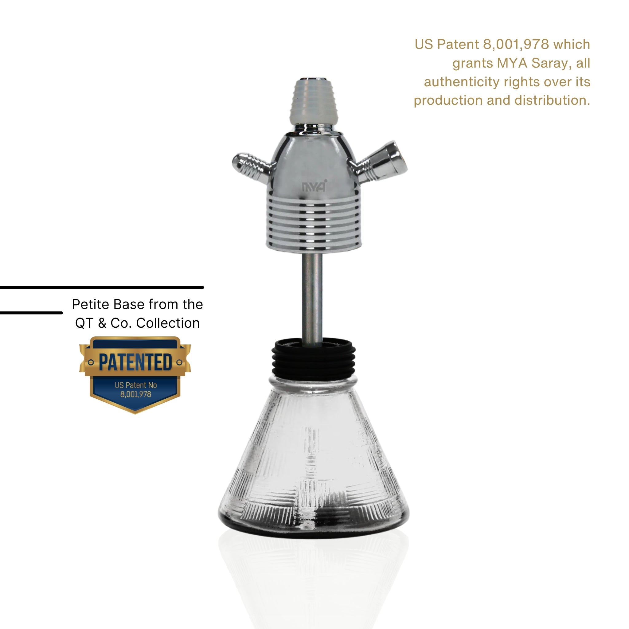 Clear Petite Mya Hookah #color_Clear