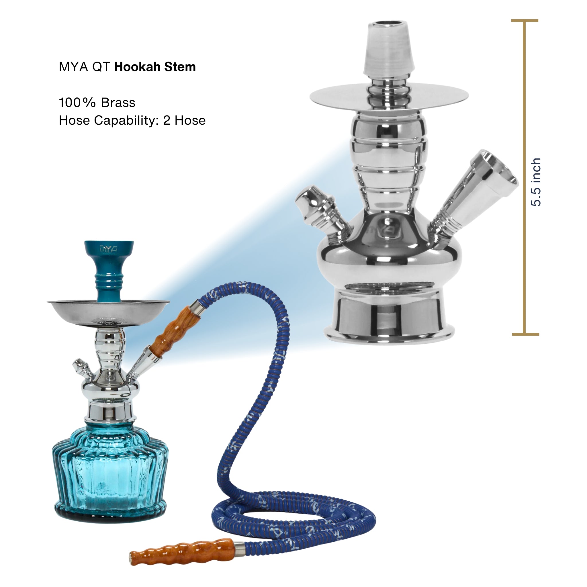 Sky Blue QT 263 Silver Stem #color_Sky Blue