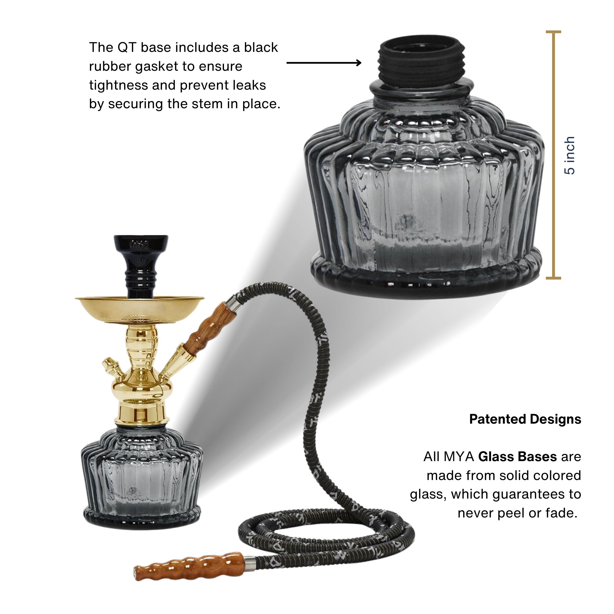 Grey QT 263 Gold Stem #color_Grey