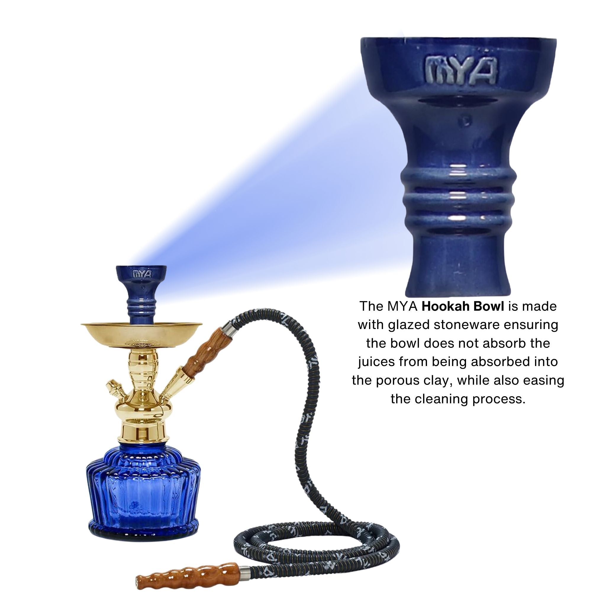 Dark Blue QT 263 Gold Stem #color_Blue