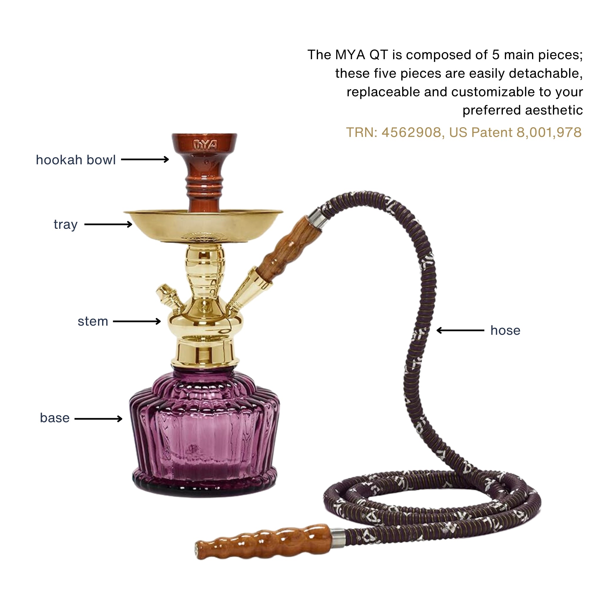 Light Purple QT 263 Gold Stem #color_Light Purple