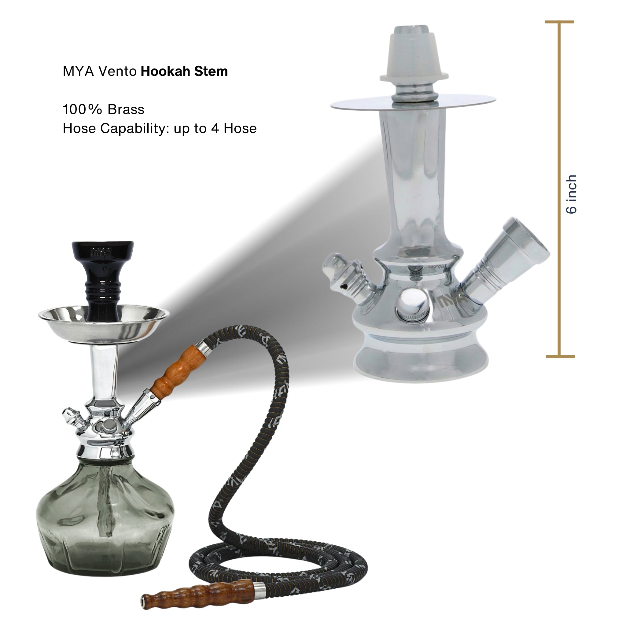 Grey Vento Hookah #color_Grey